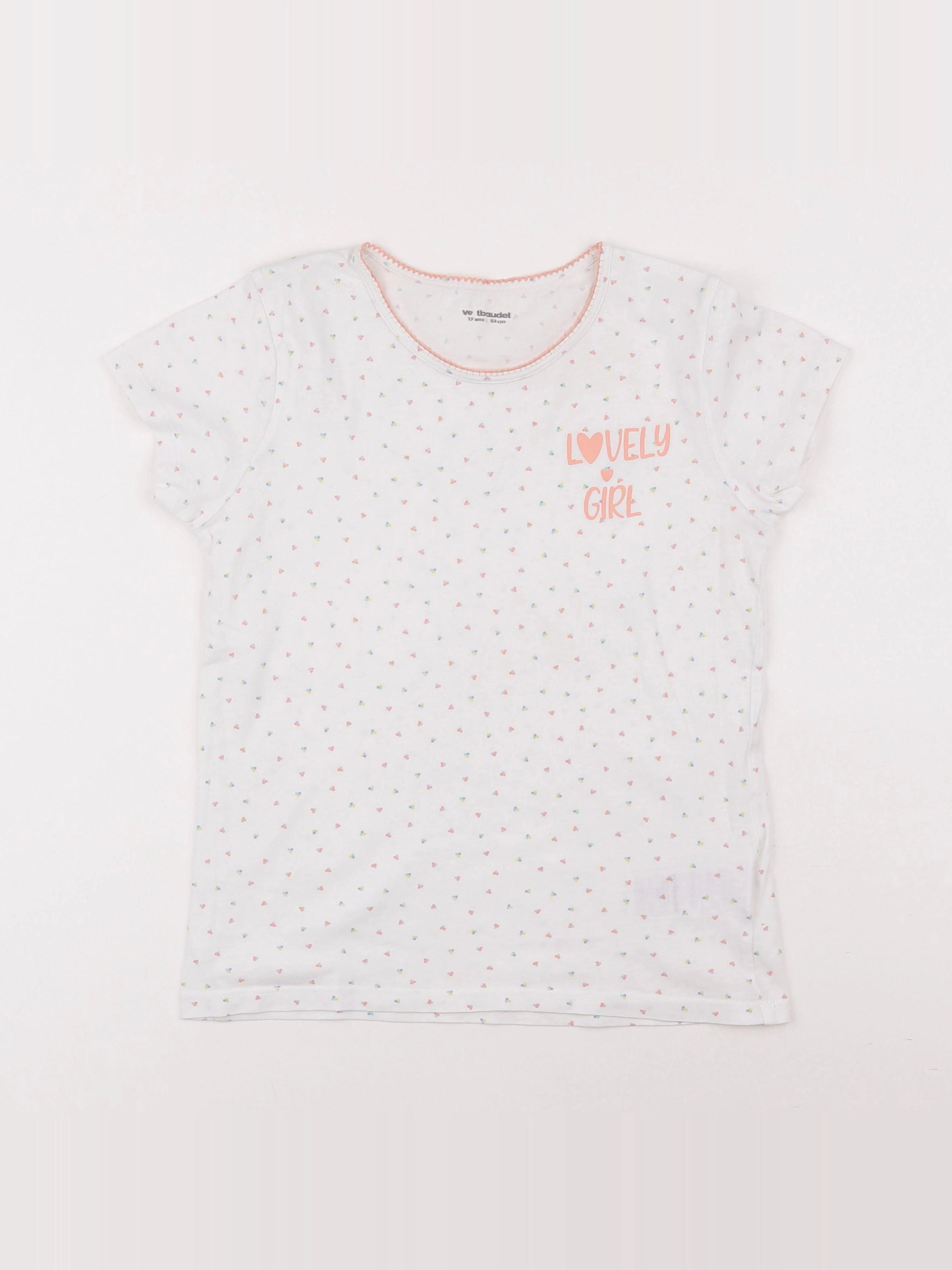 Vertbaudet - maillot de corps blanc - 12 ans