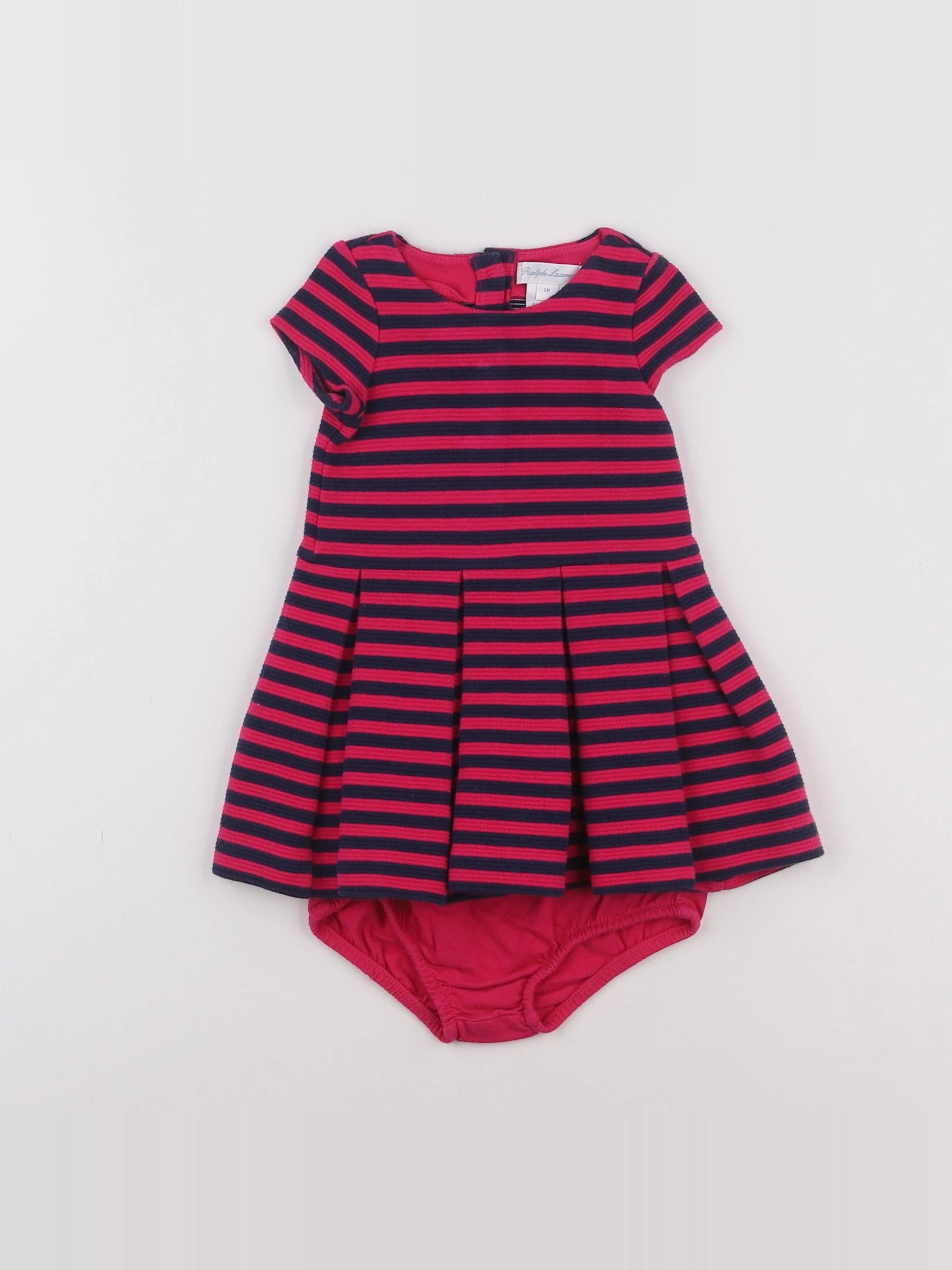 Ralph Lauren - robe rose - 6 mois