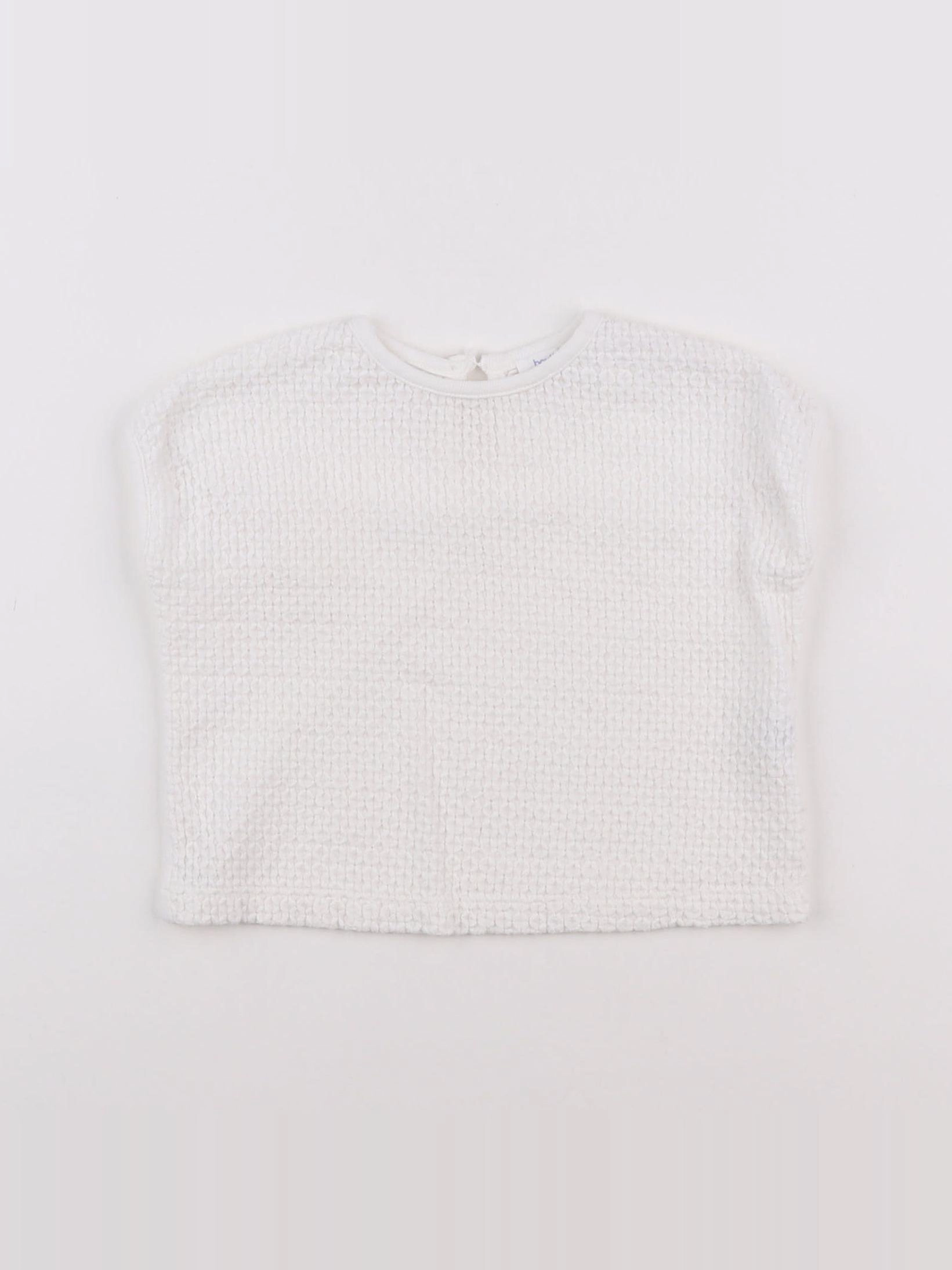 Boutchou - tee-shirt blanc - 6 mois
