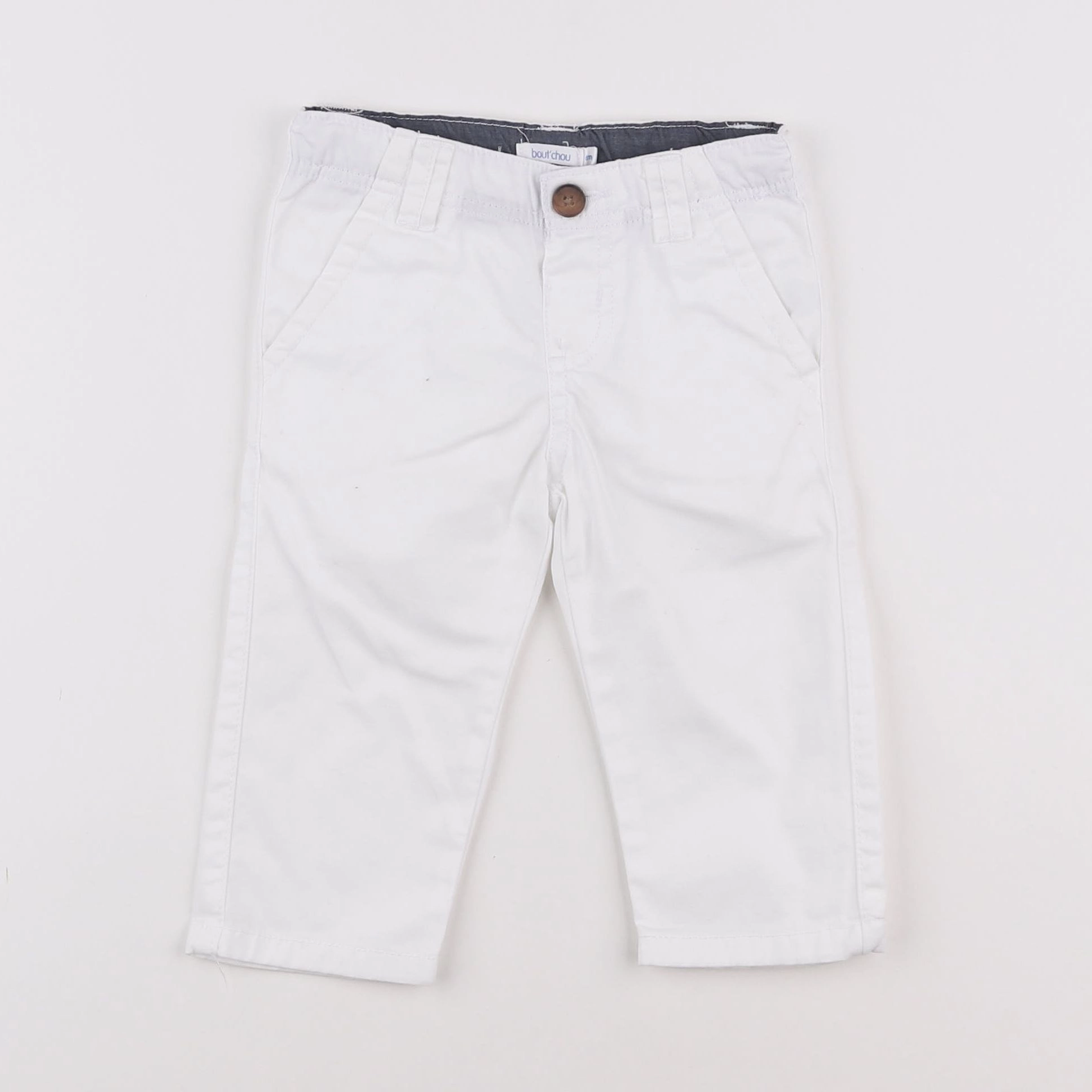 Boutchou - pantalon blanc - 6 mois