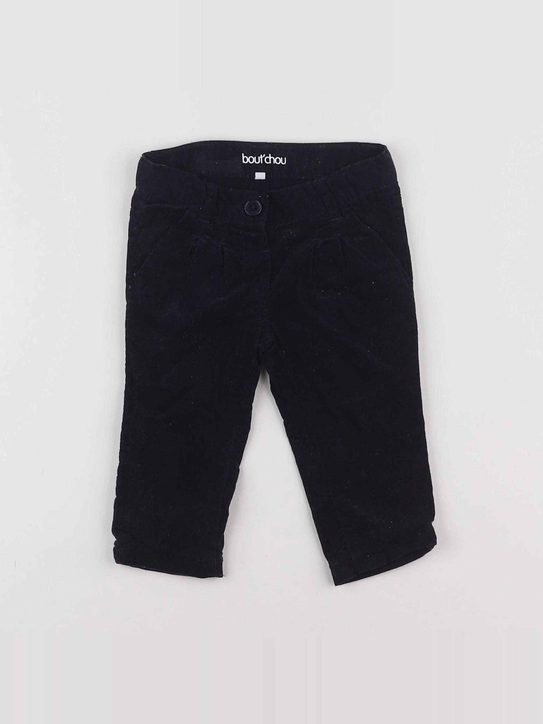Boutchou - pantalon bleu - 6 mois