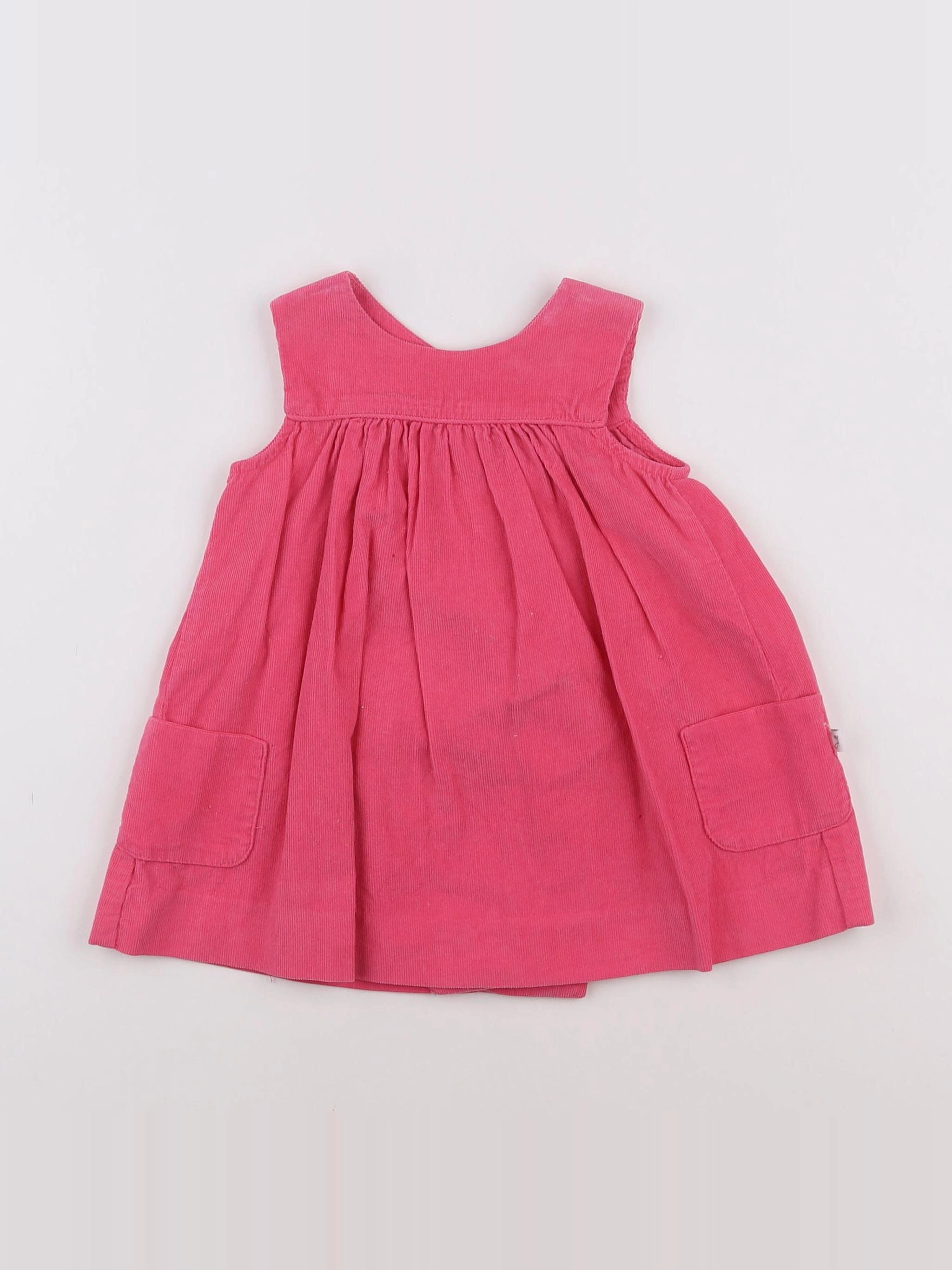 Jacadi - robe rose - 12 mois