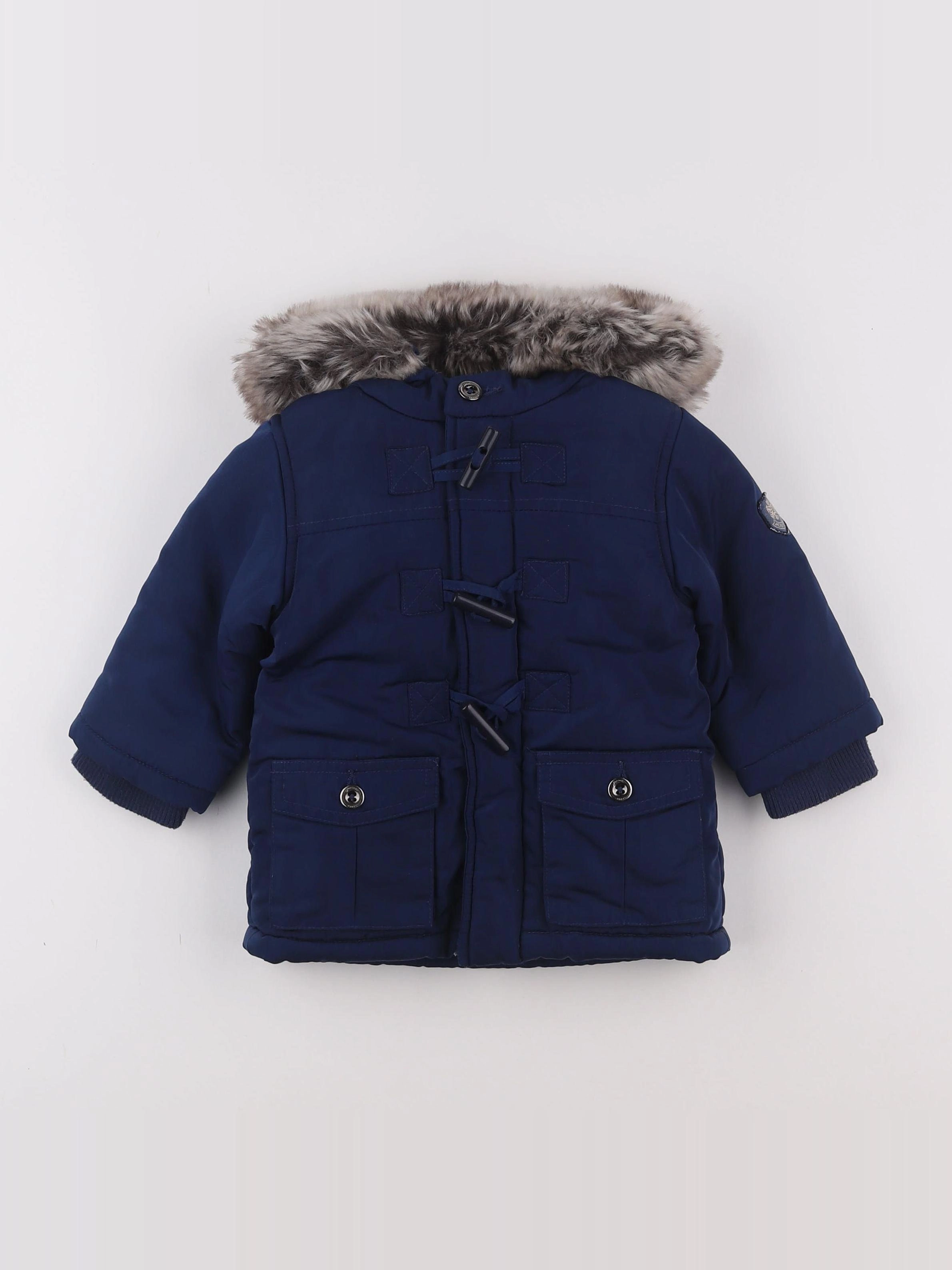Jacadi - parka bleu - 12 mois
