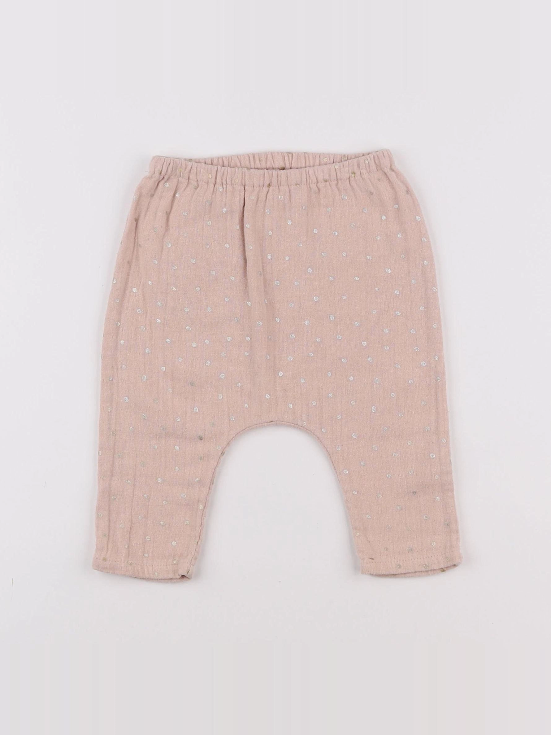 Louis Louise - sarouel rose - 12 mois