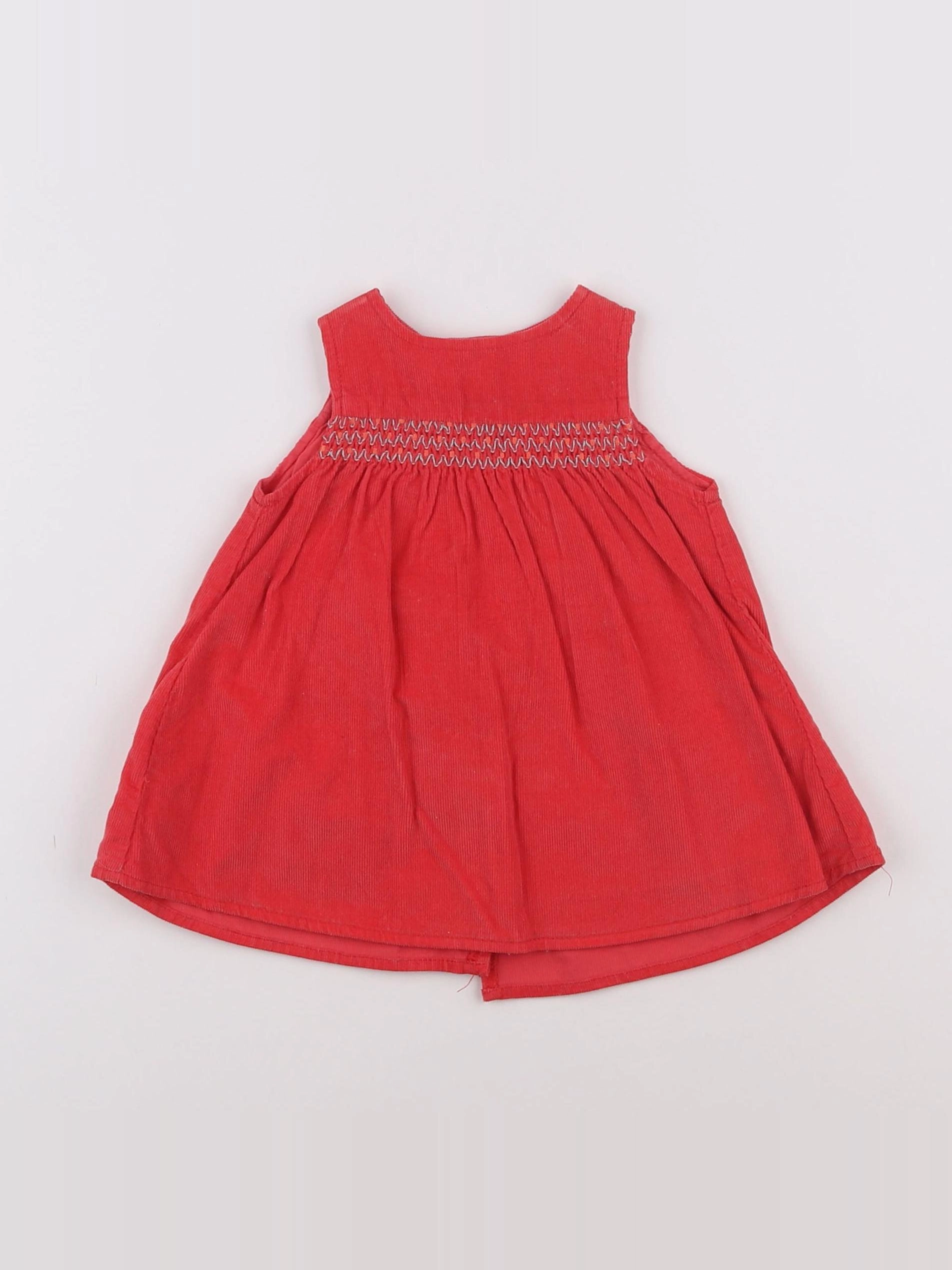 Cadet Rousselle - robe rouge - 3 mois