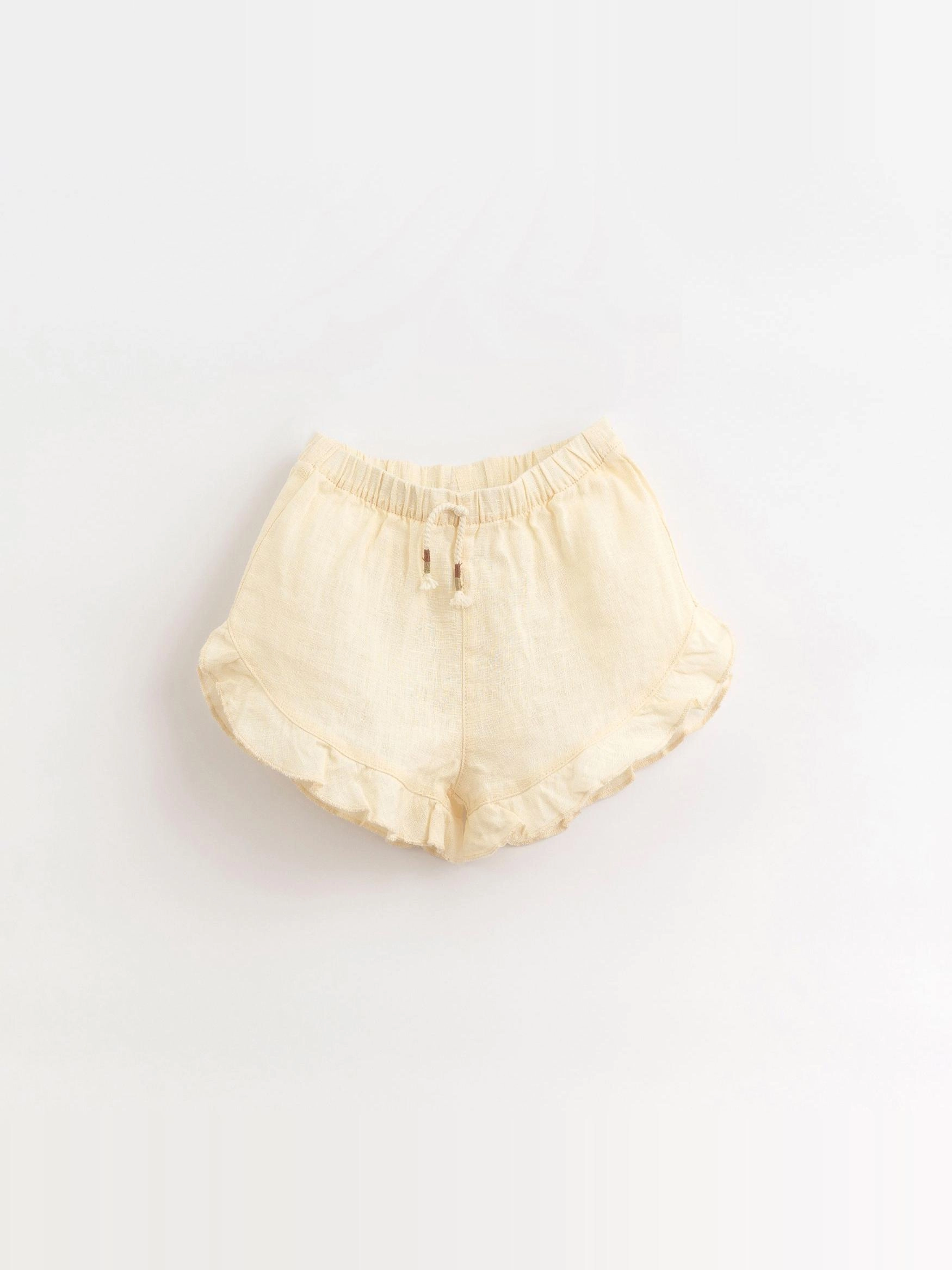 Play Up - Short lin beige - 6 mois
