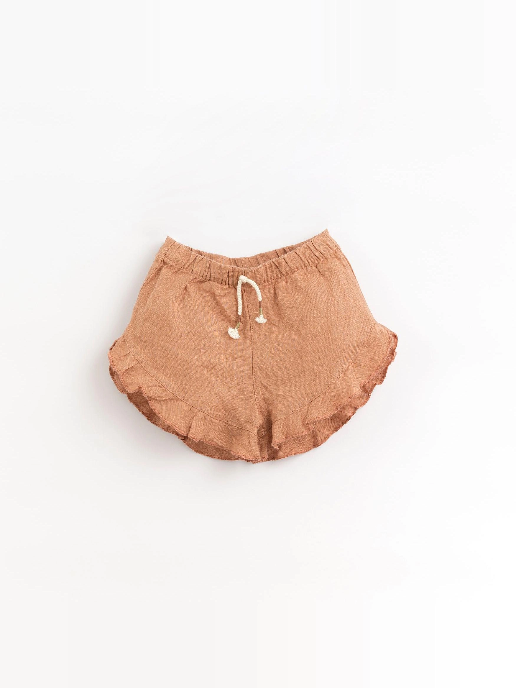 Play Up - Short lin orange - 6 mois