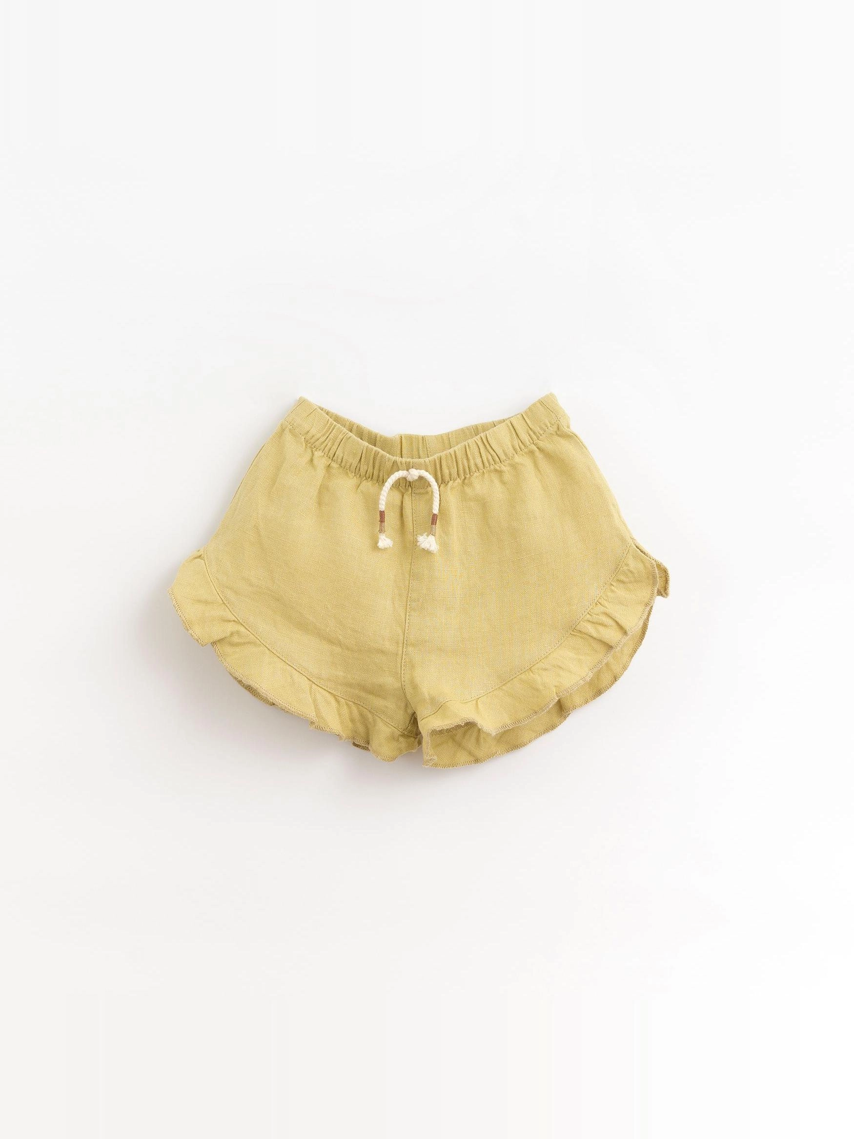 Play Up - Short lin jaune - 6 mois