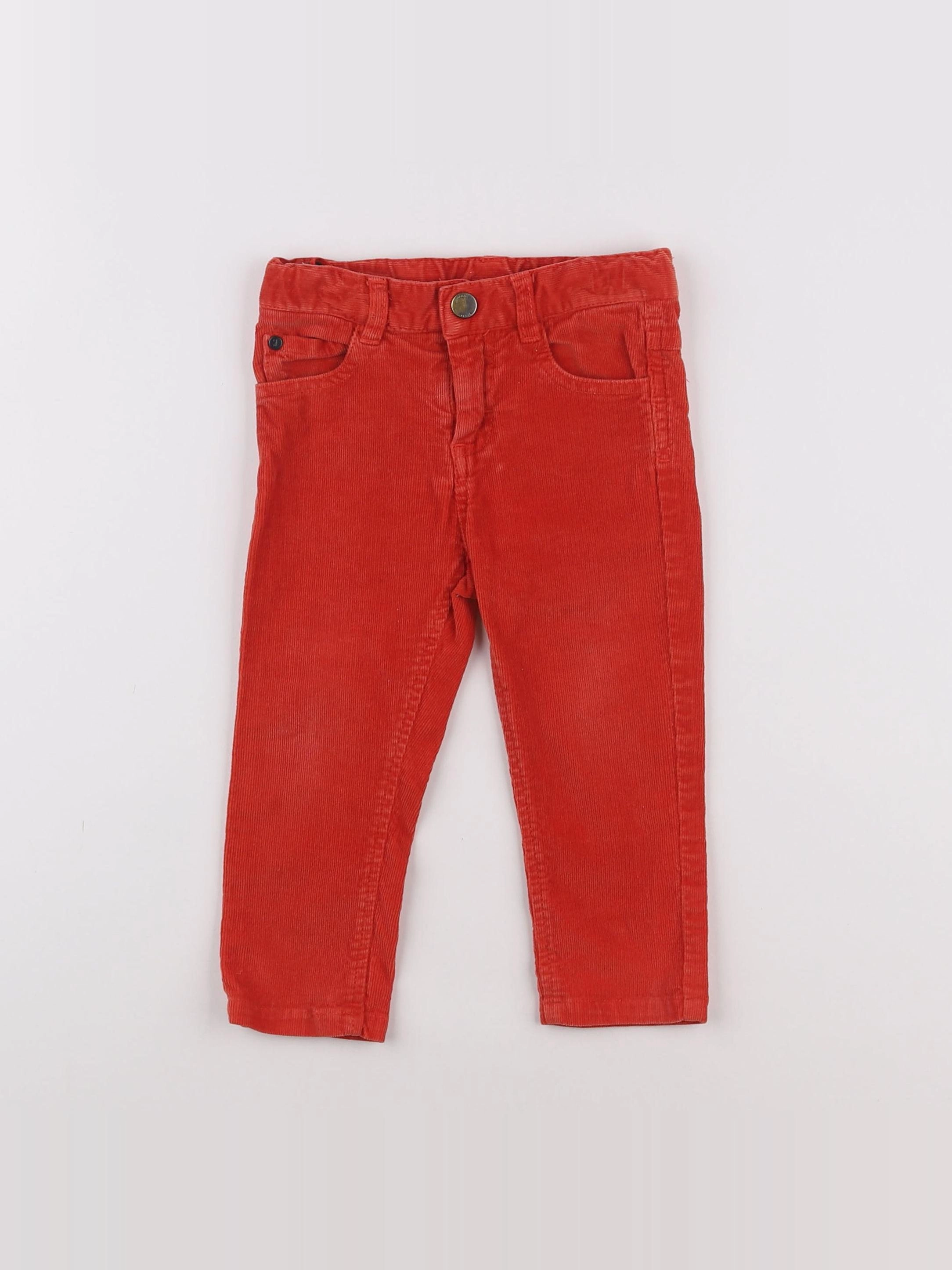 Jacadi - pantalon orange - 18 mois