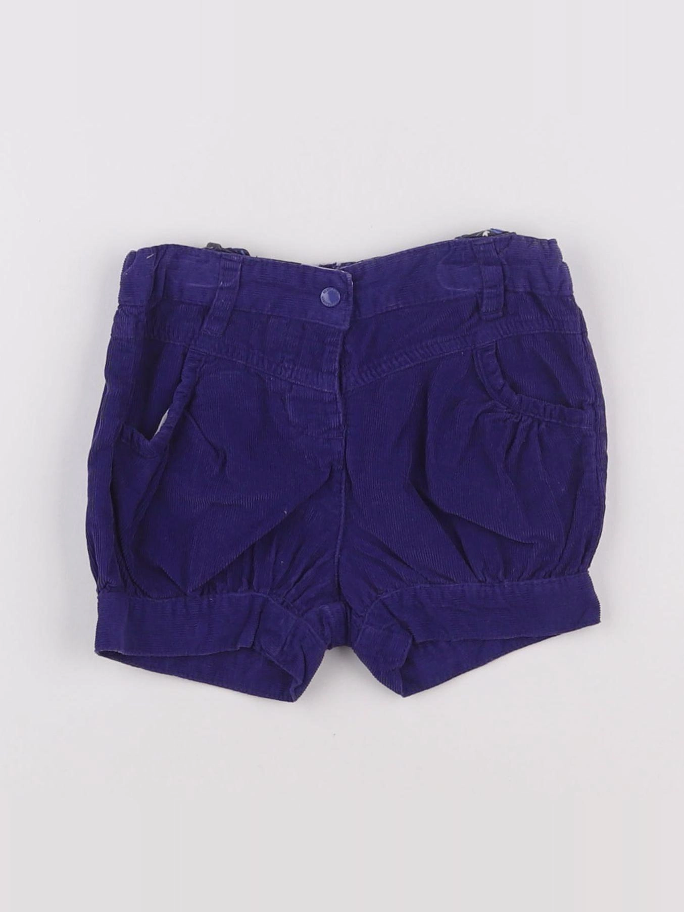 Vertbaudet - short violet - 18 mois