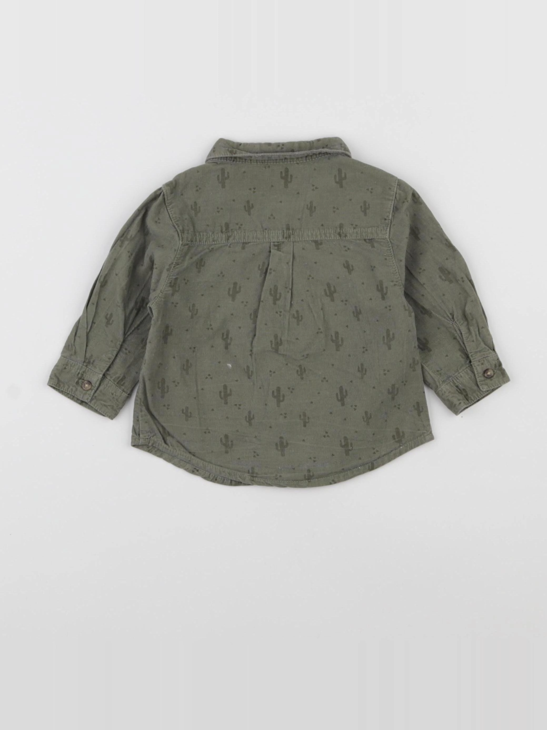 Tape à l'oeil - chemise vert - 6 mois
