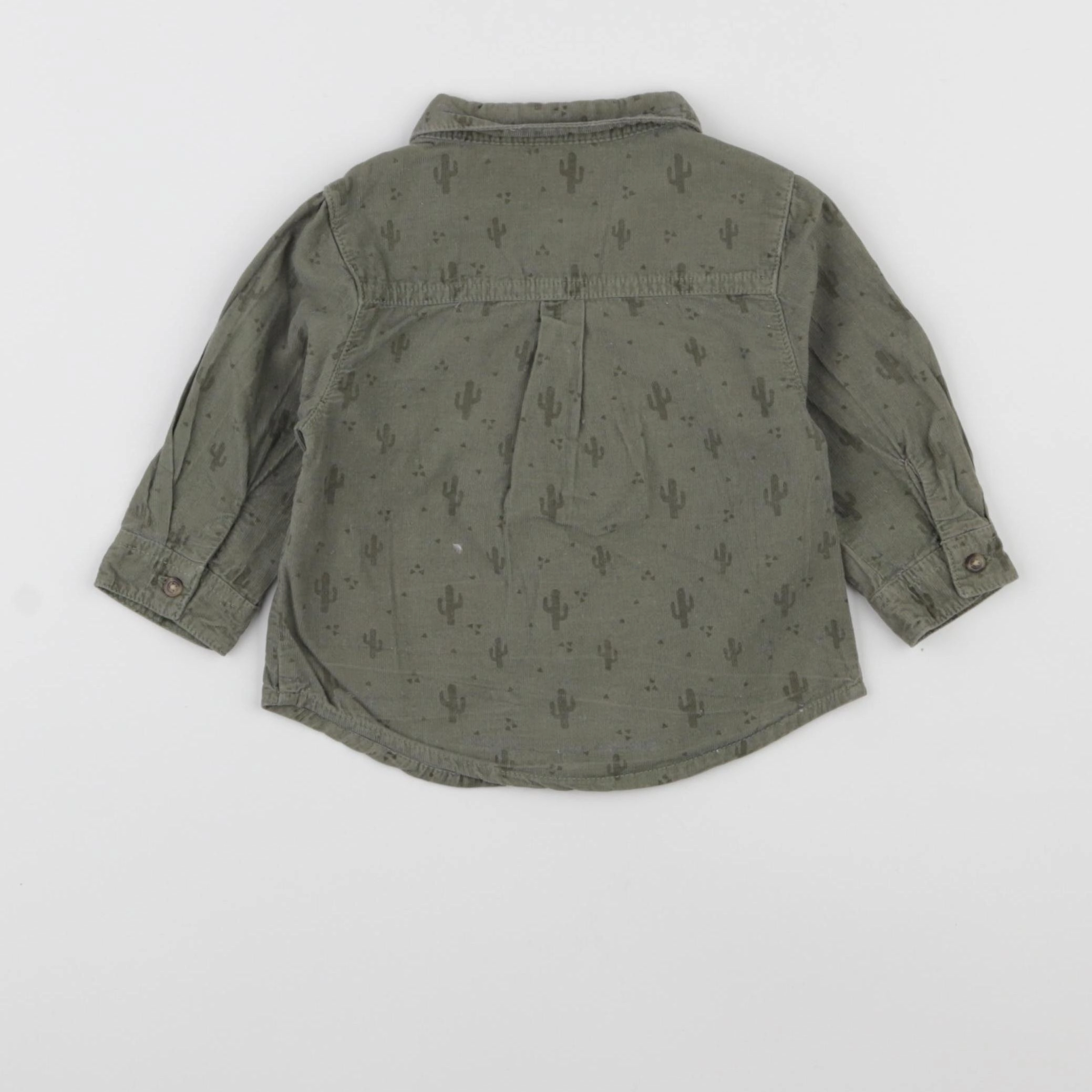 Tape à l'oeil - chemise vert - 6 mois