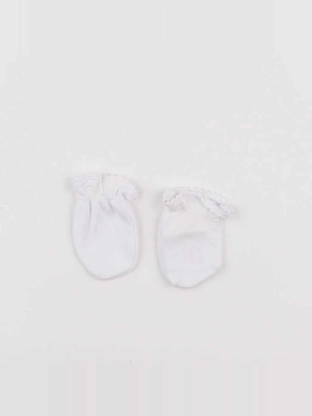 Jacadi - moufles blanc - 6 mois