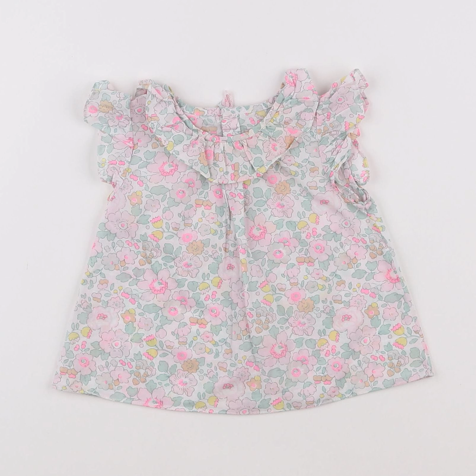 Jacadi - blouse liberty multicolore - 6 mois
