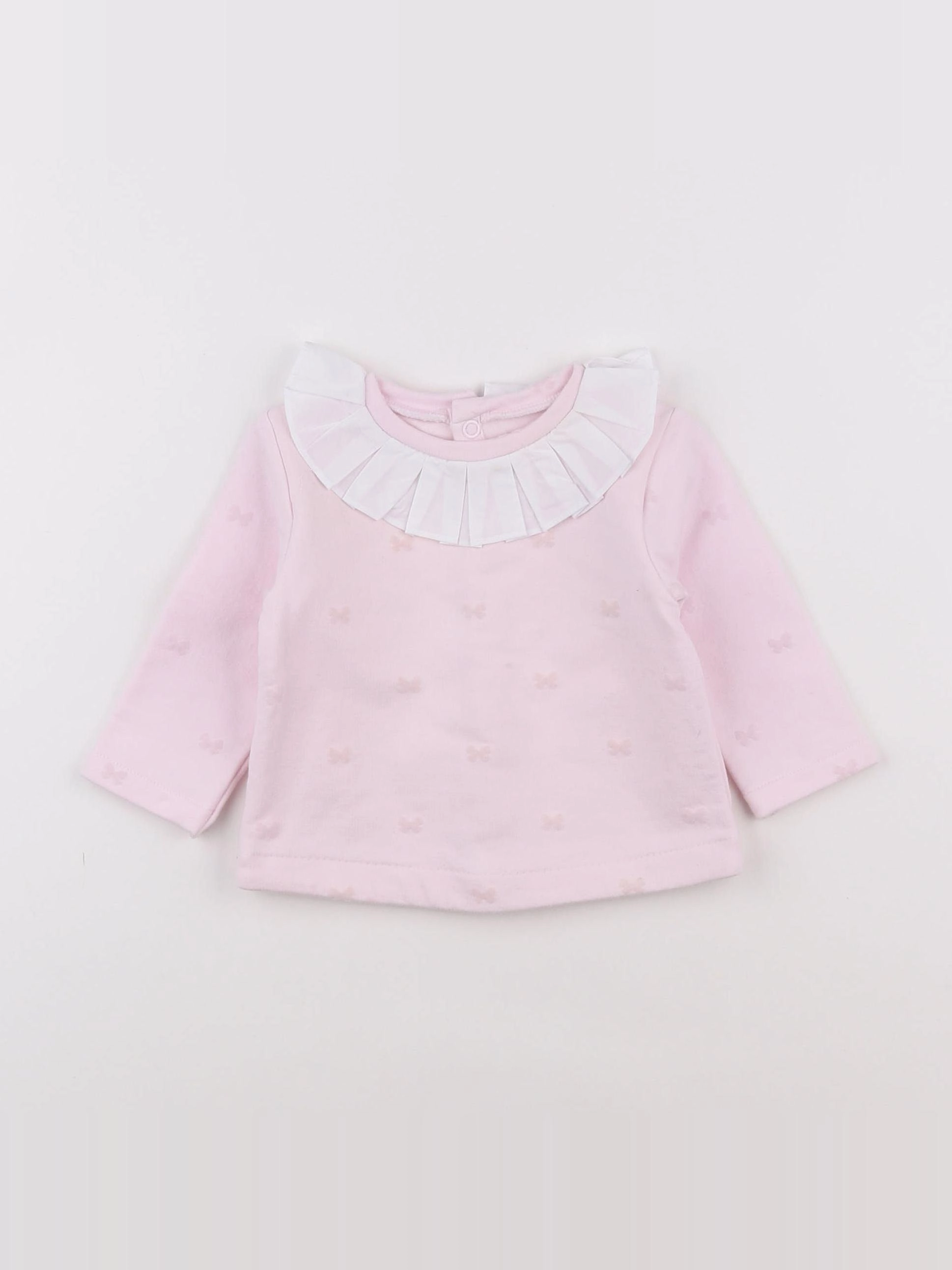 Jacadi - sweat rose - 6 mois