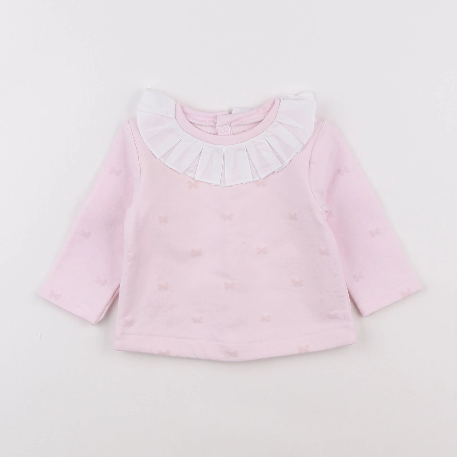 Jacadi - sweat rose - 6 mois