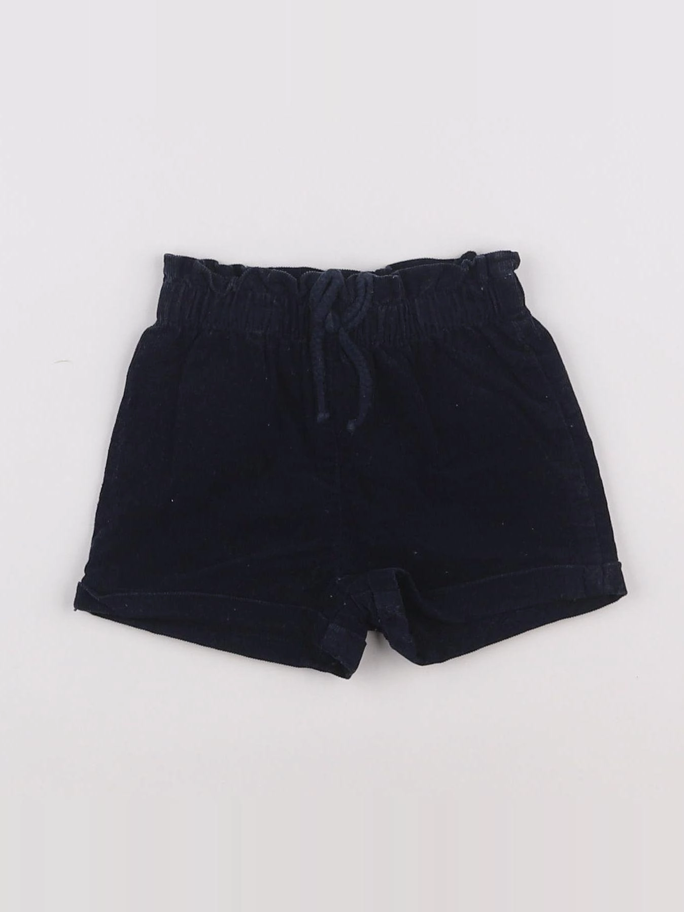 Vertbaudet - short bleu - 6 mois