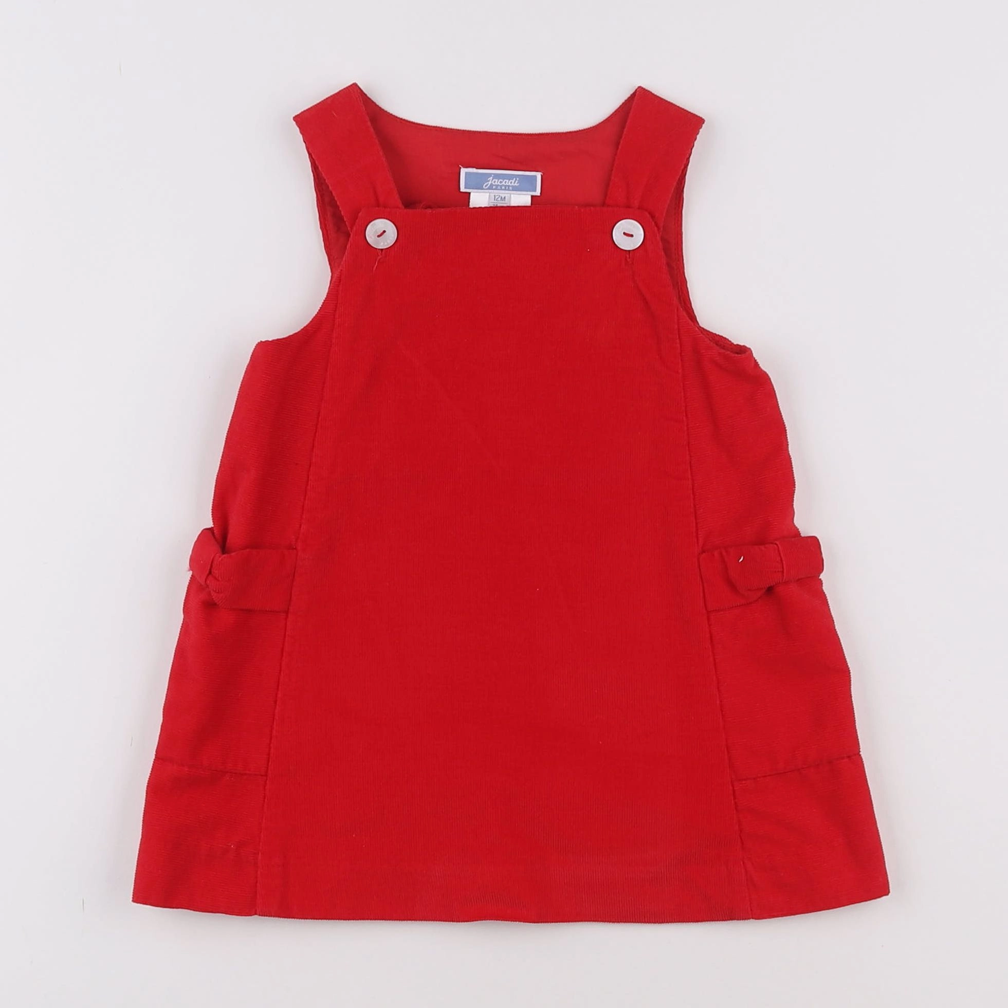 Jacadi - robe rouge - 12 mois