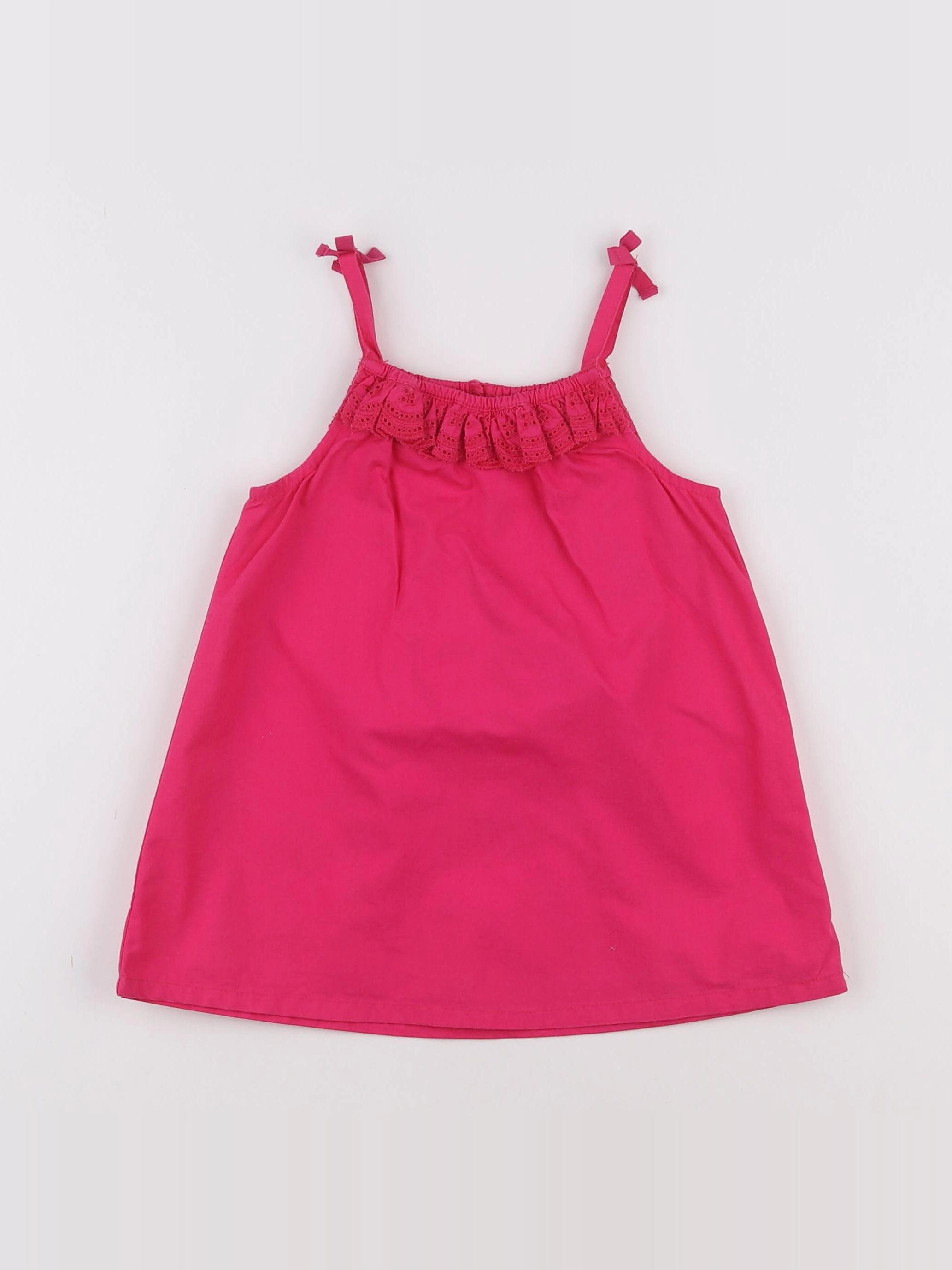 Cadet Rousselle - robe rose - 12 mois