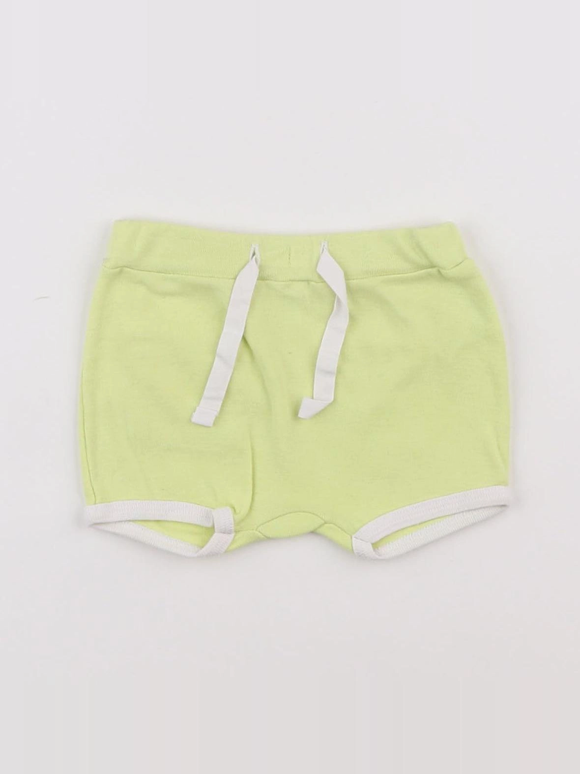 Petit Bateau - short jaune - 6 mois