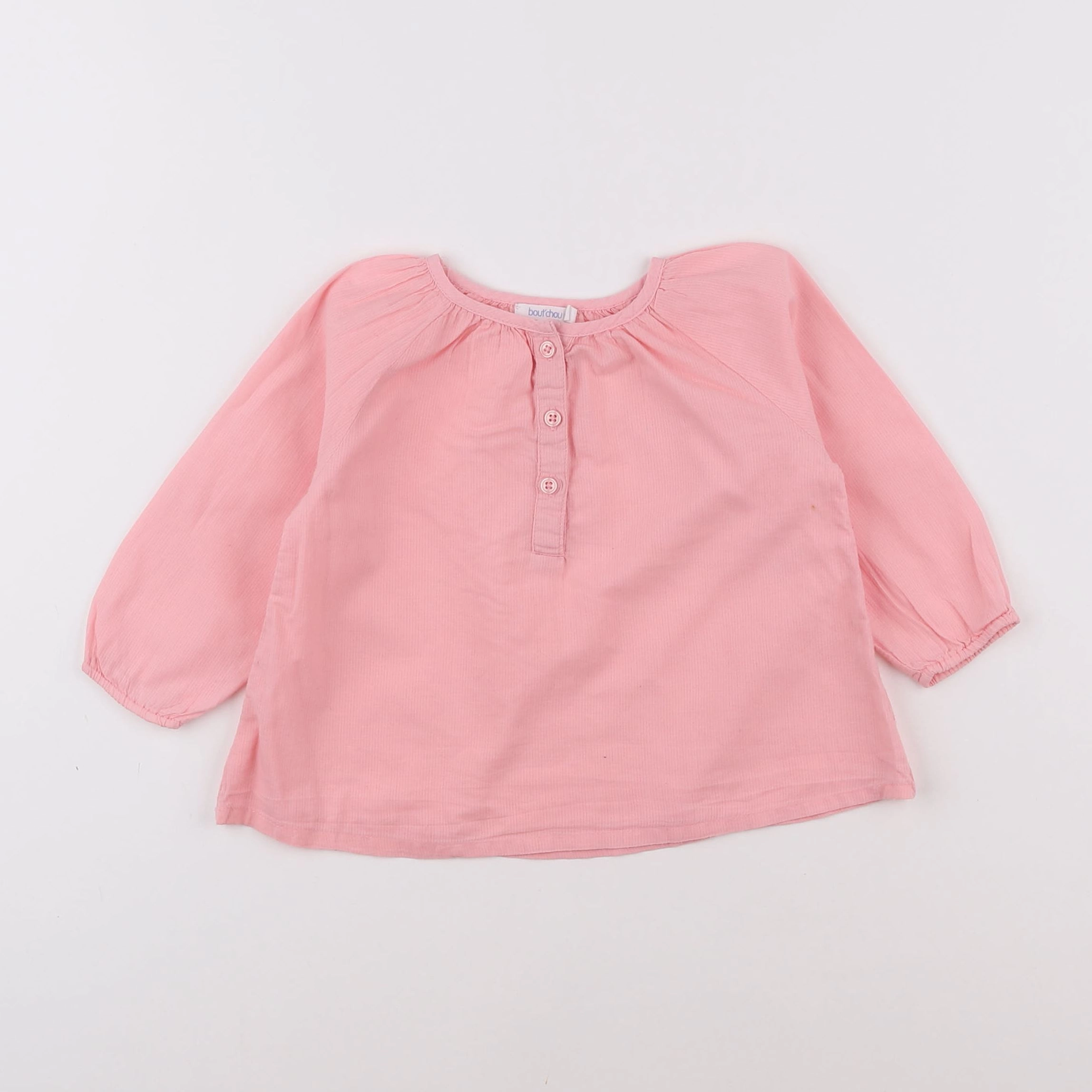 Boutchou - blouse rose - 12 mois