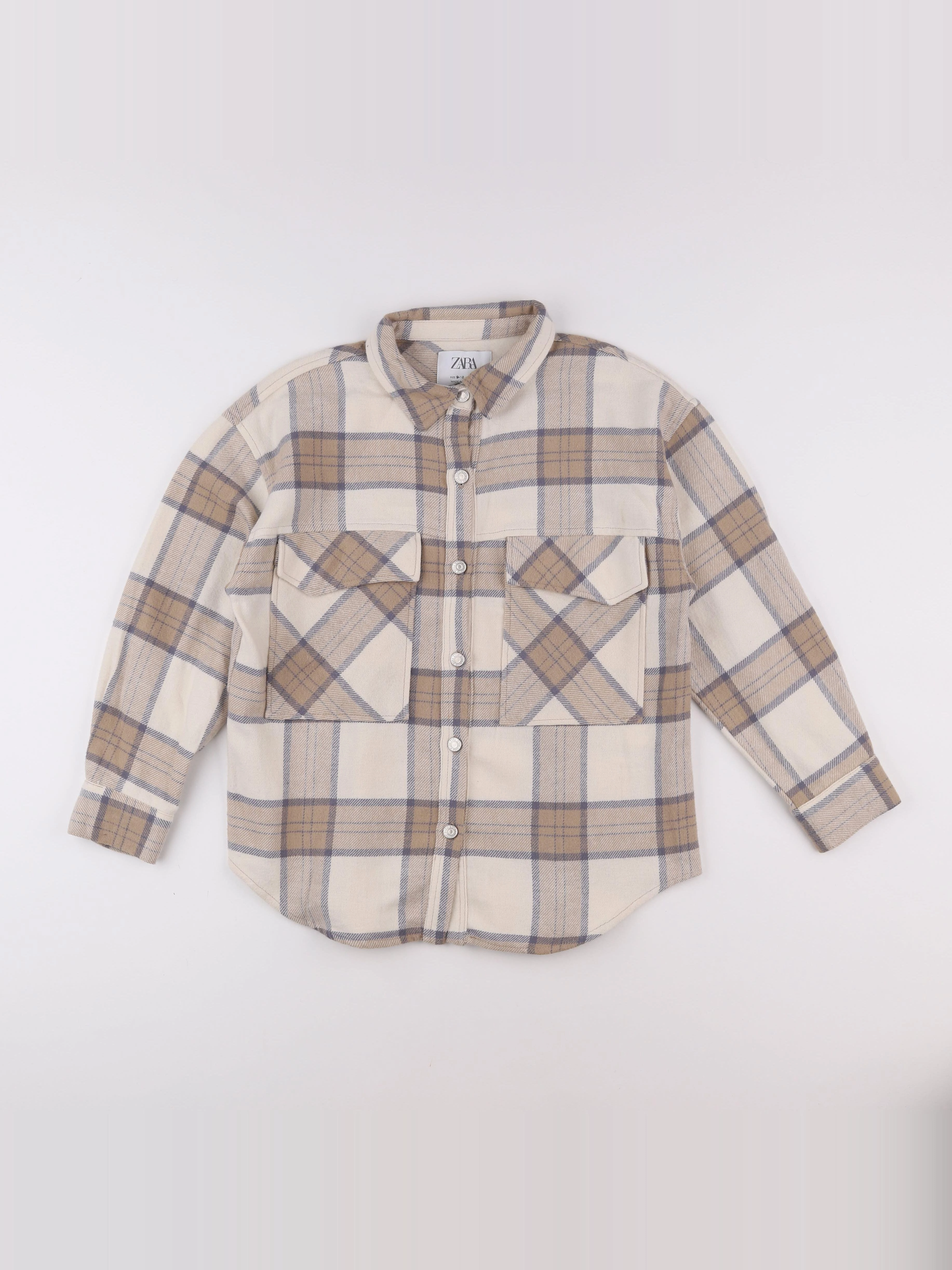 Zara - chemise beige - 9/10 ans
