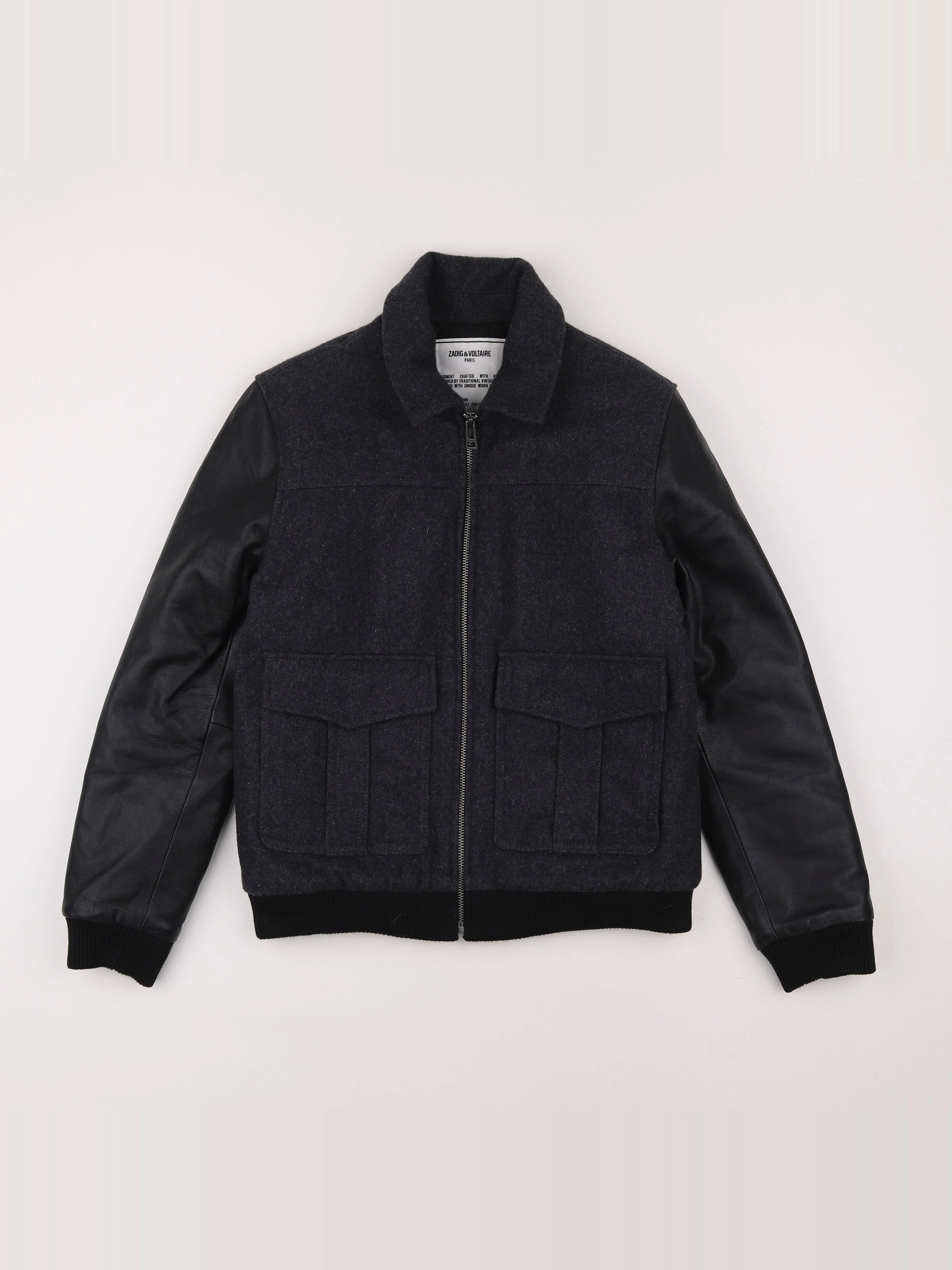 Zadig & Voltaire - veste gris - 12 ans