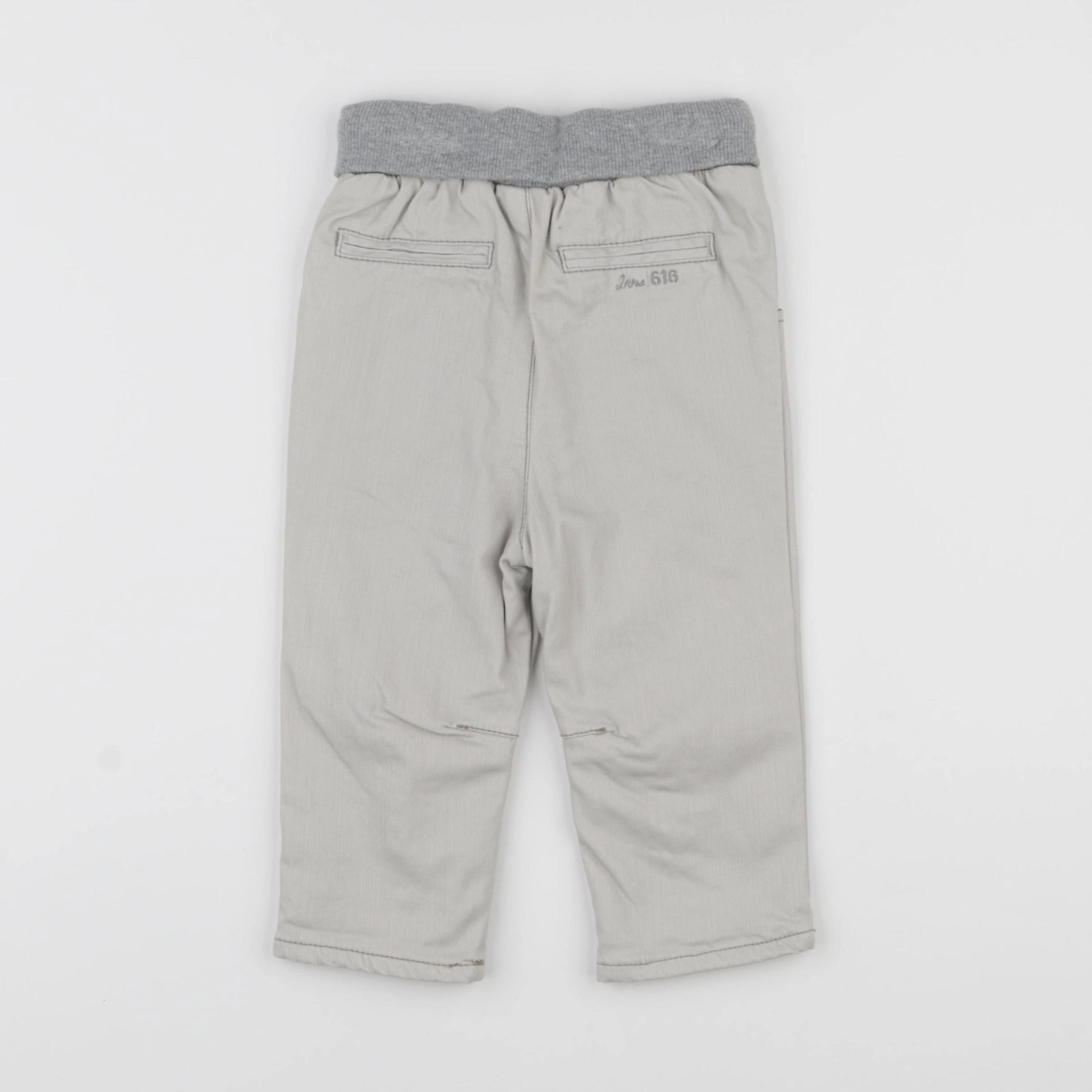 IKKS - pantalon doublé beige - 12 mois