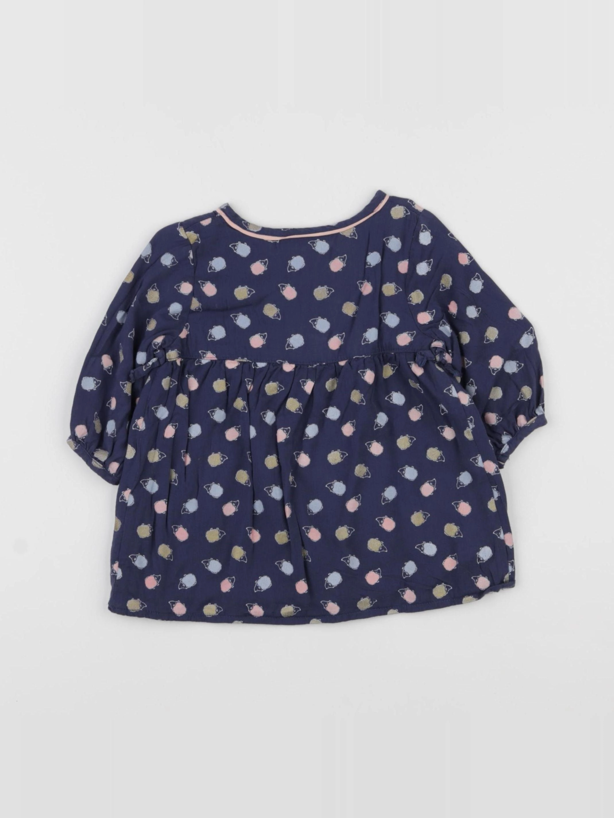 Cadet Rousselle - robe bleu - 6 mois