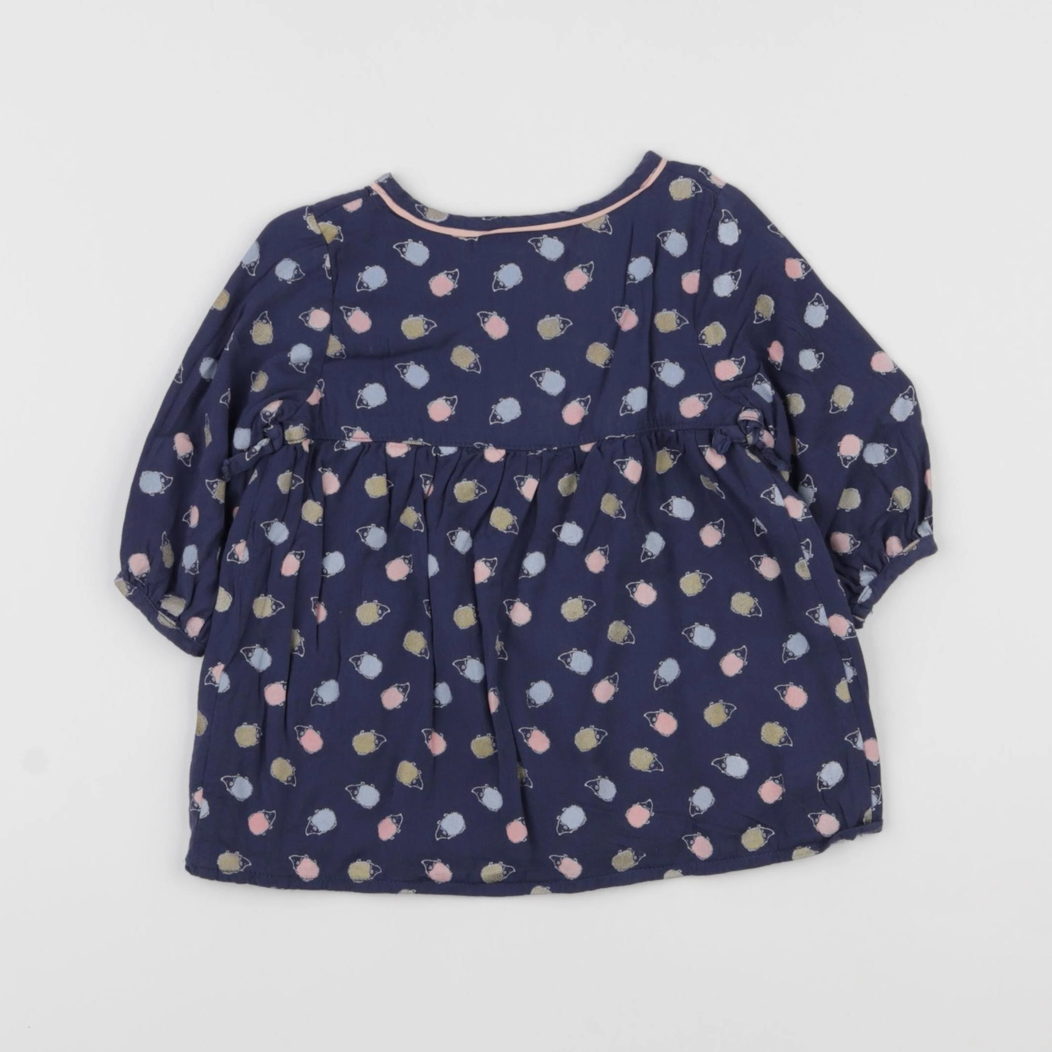 Cadet Rousselle - robe bleu - 6 mois