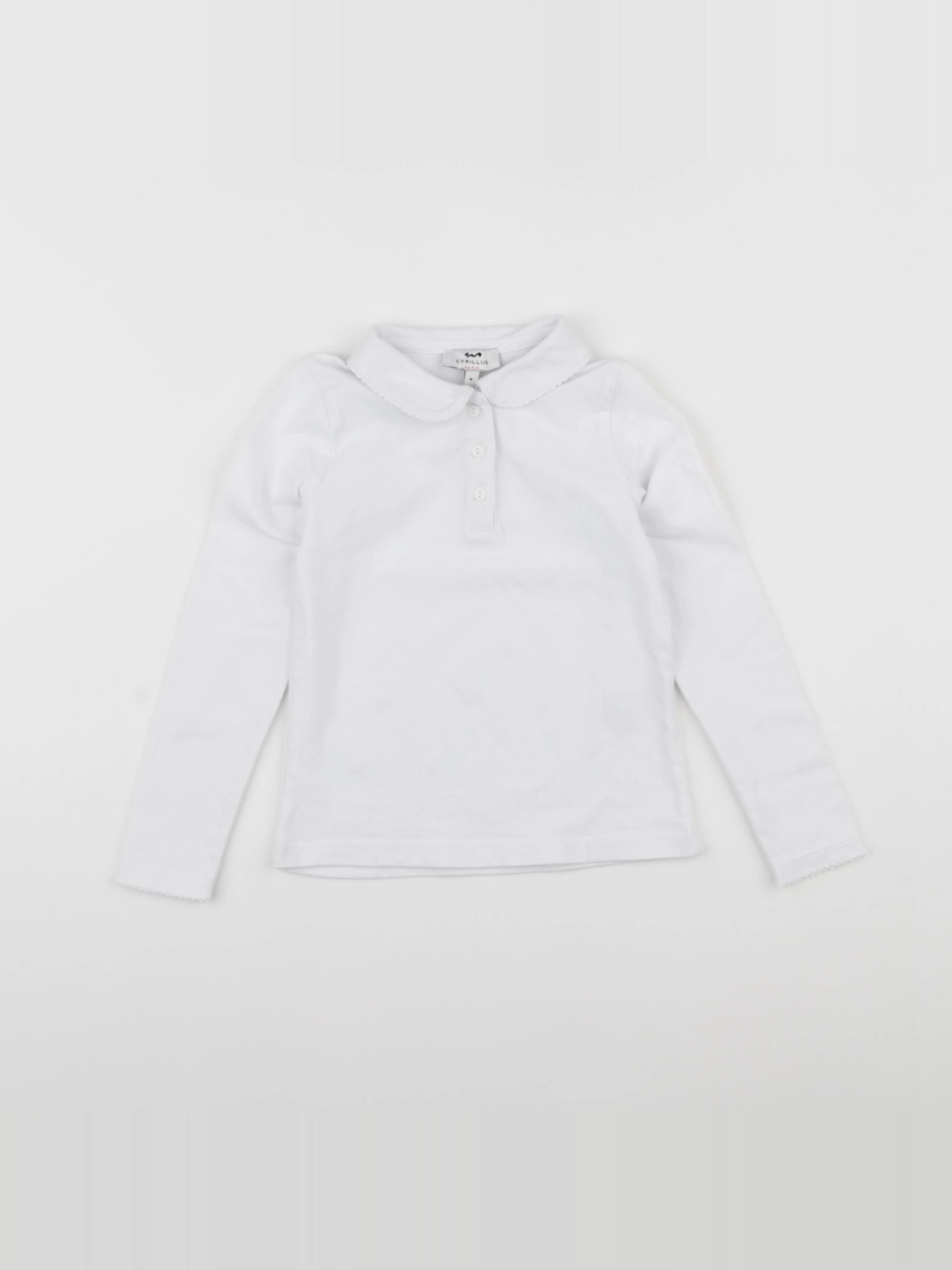 Cyrillus - polo blanc - 6 ans