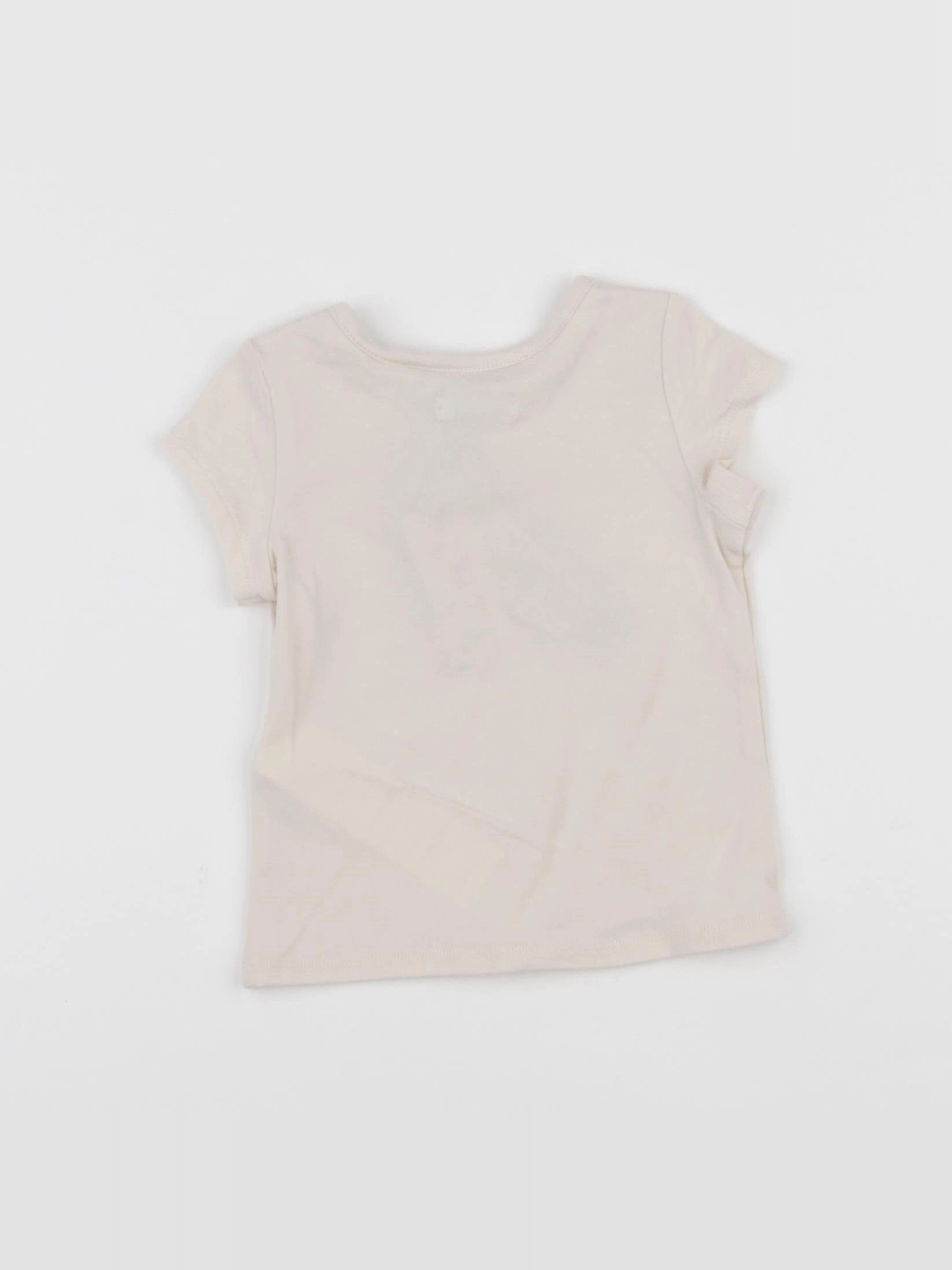 IKKS - tee-shirt rose, or - 6 mois