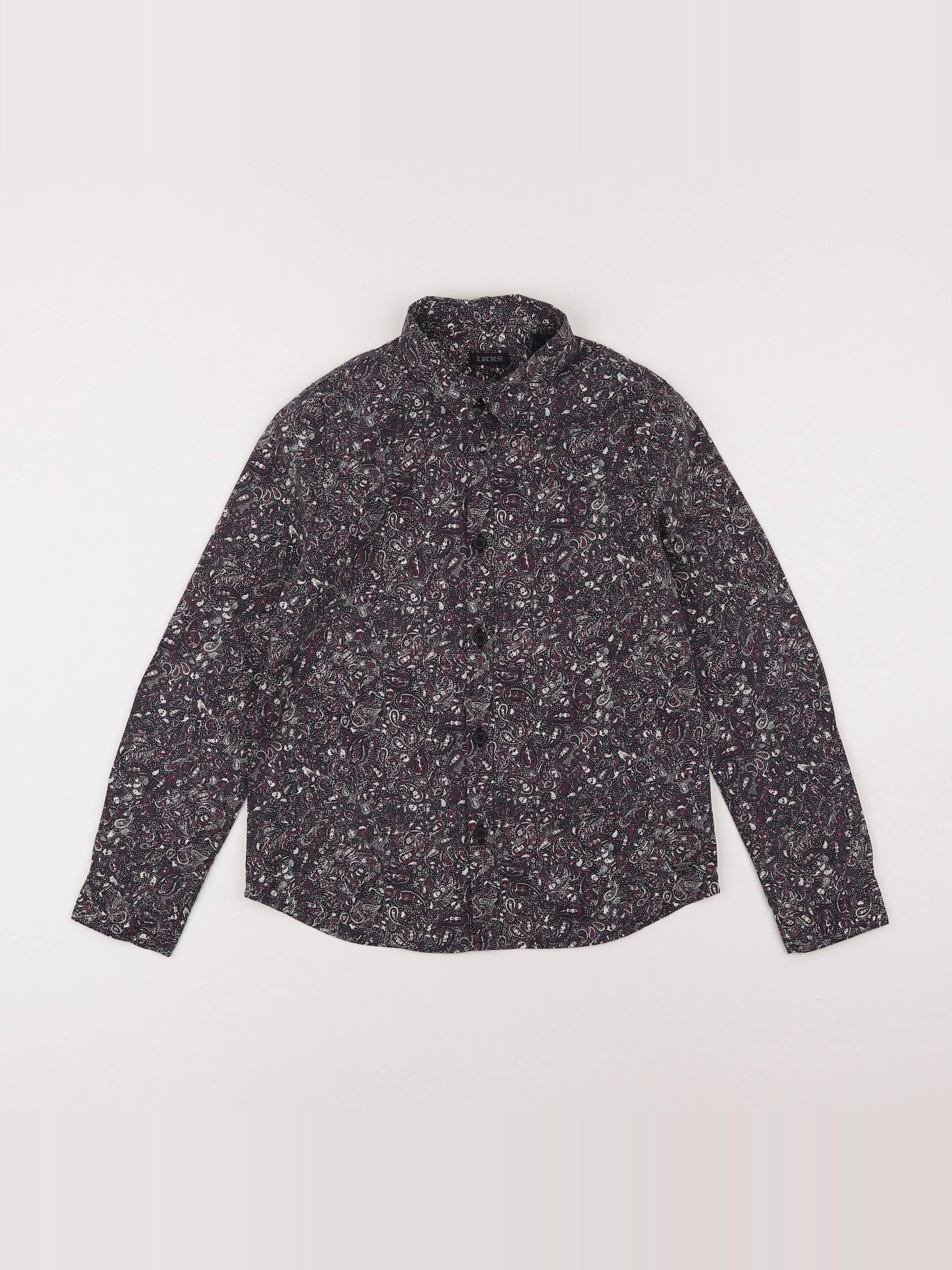 IKKS - chemise marron - 8 ans