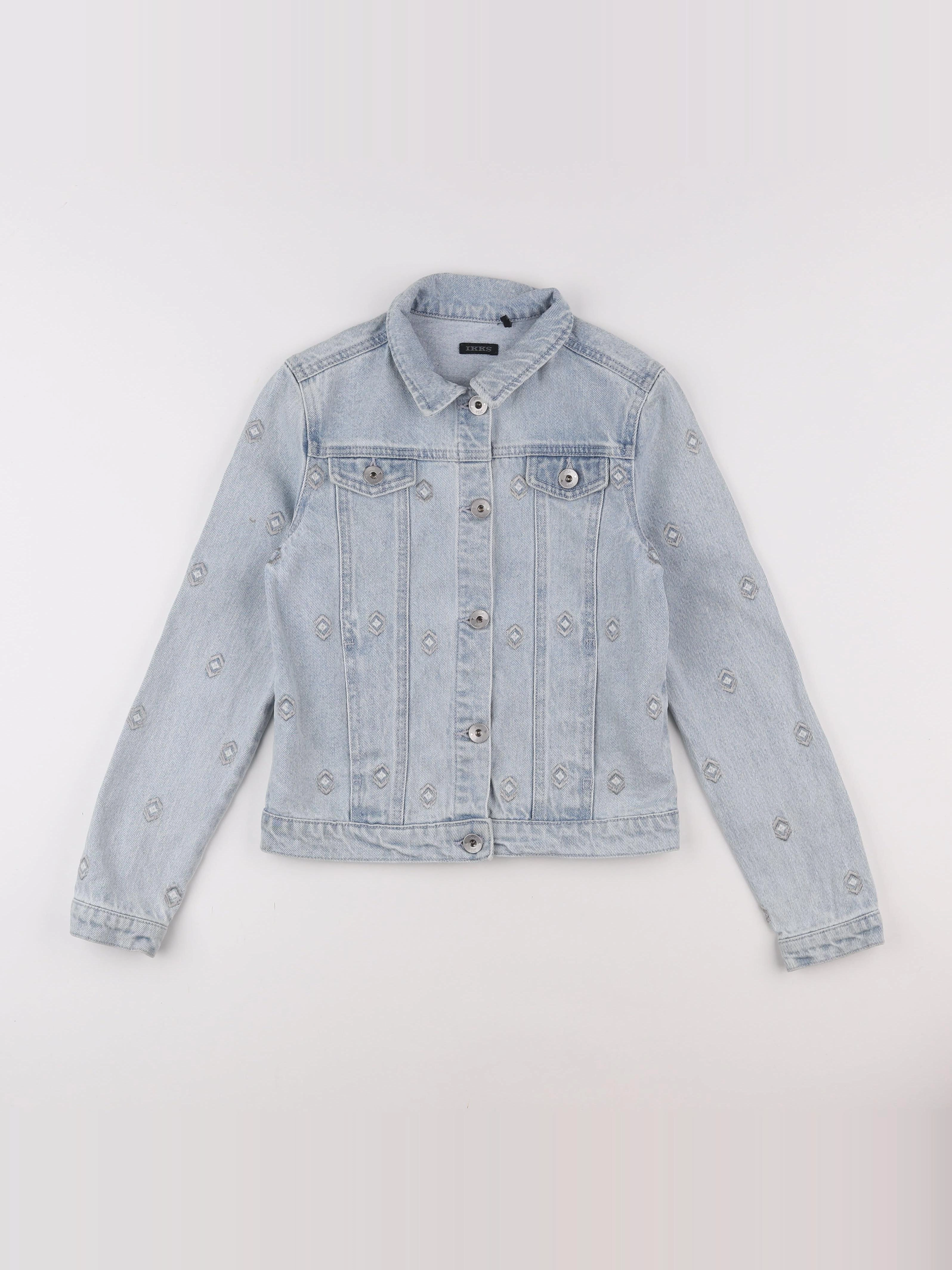 IKKS - veste bleu - 10 ans
