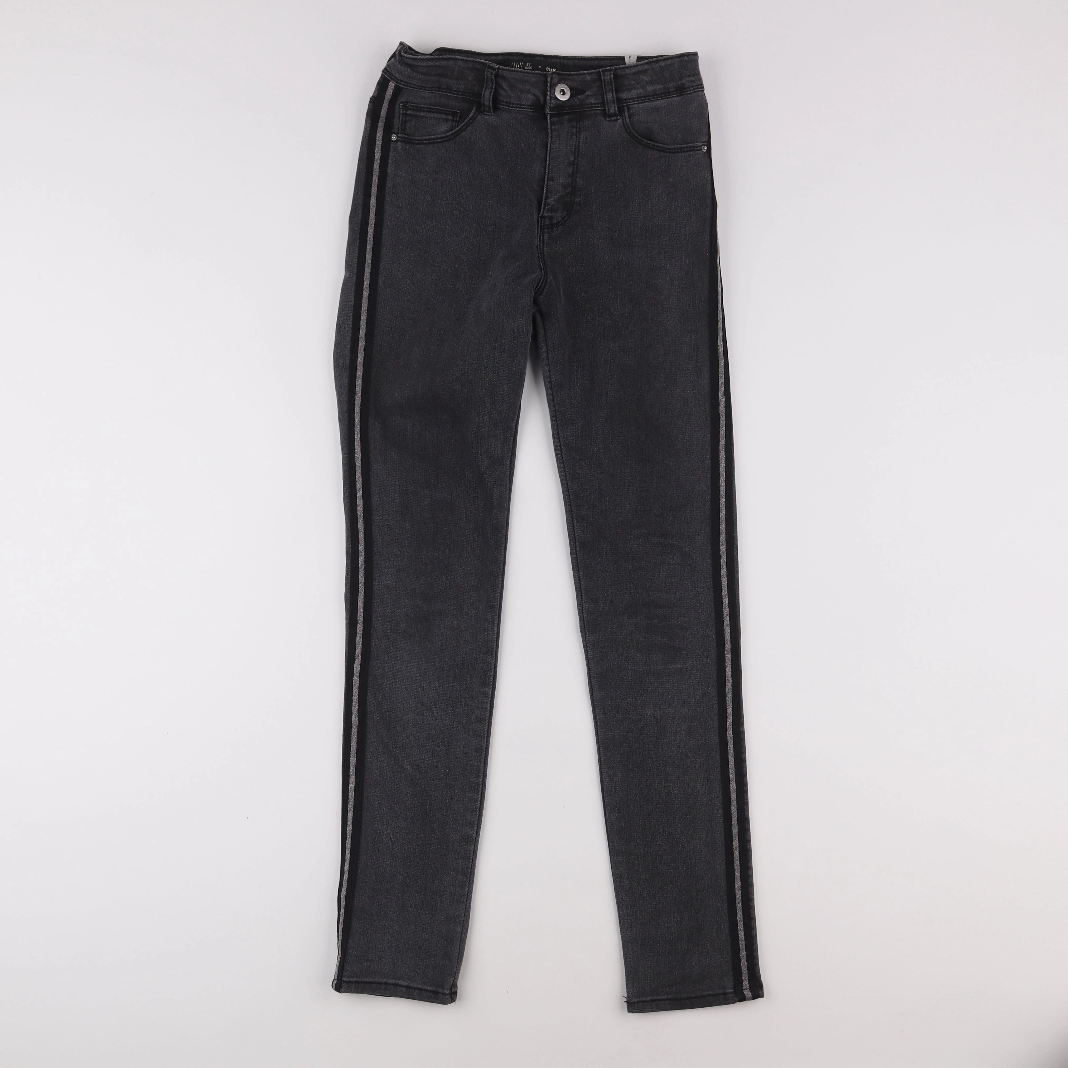 IKKS - jean gris - 12 ans