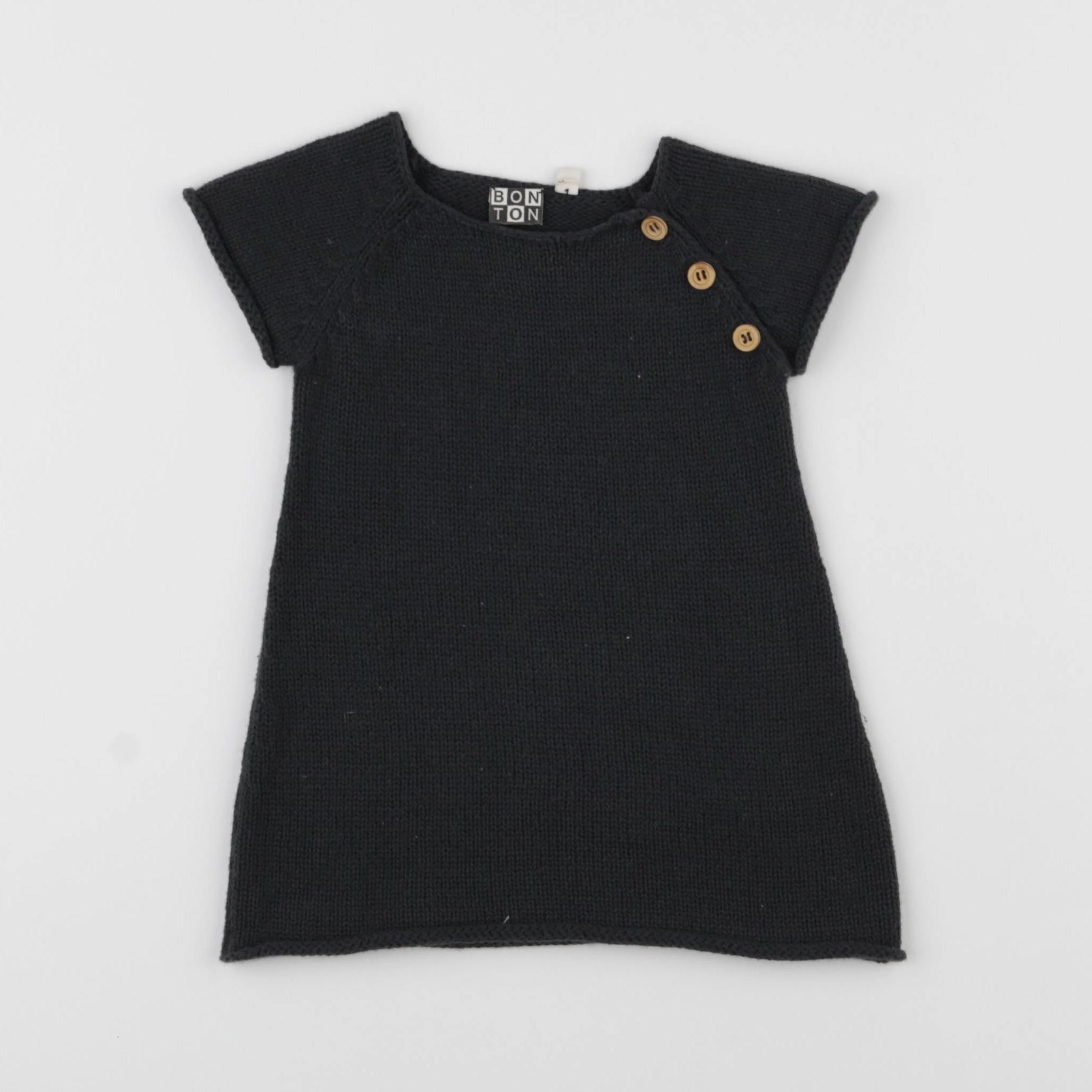 Bonton - robe gris - 12 mois