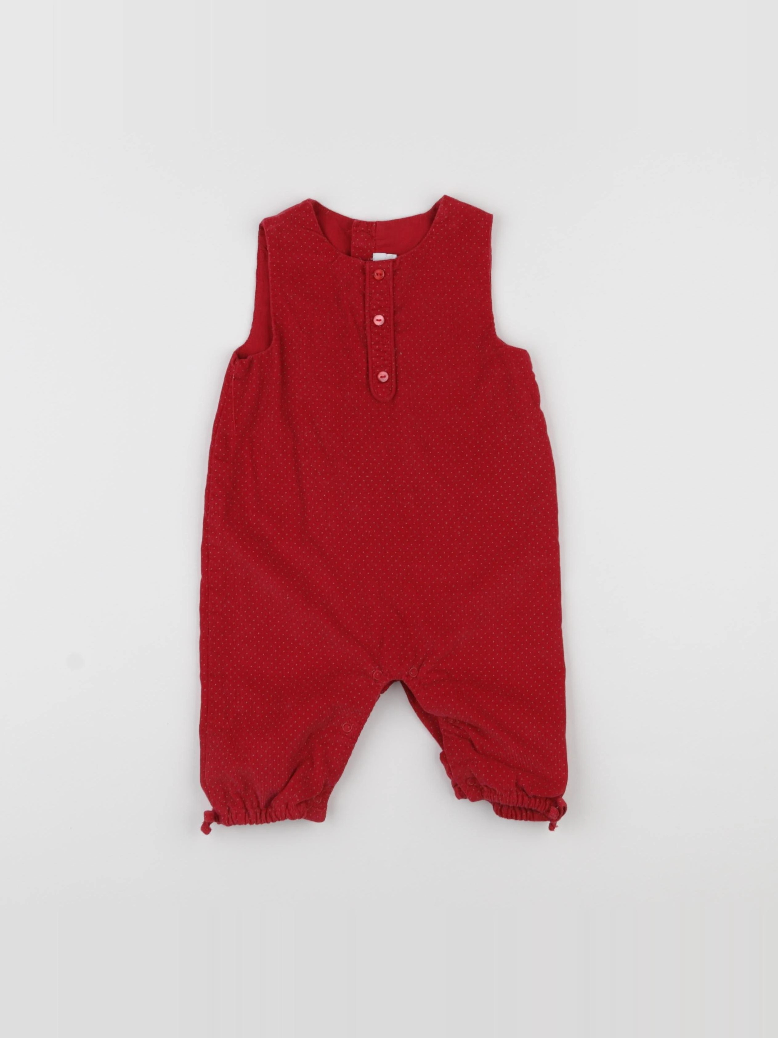 Jacadi - combinaison doublé rouge - 6 mois