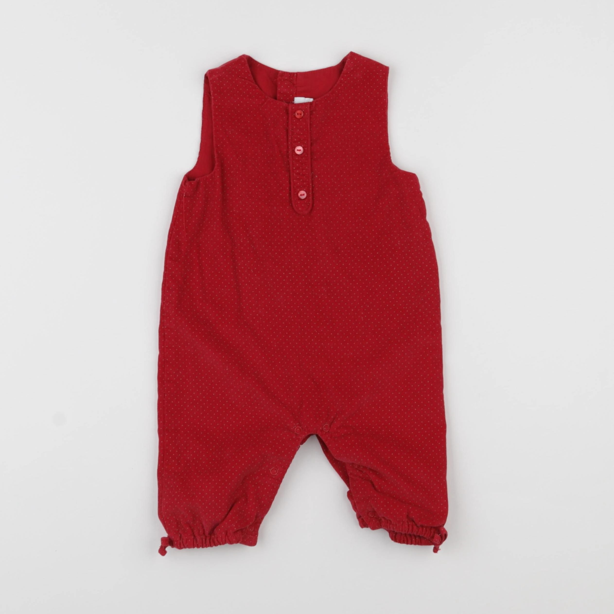 Jacadi - combinaison doublé rouge - 6 mois