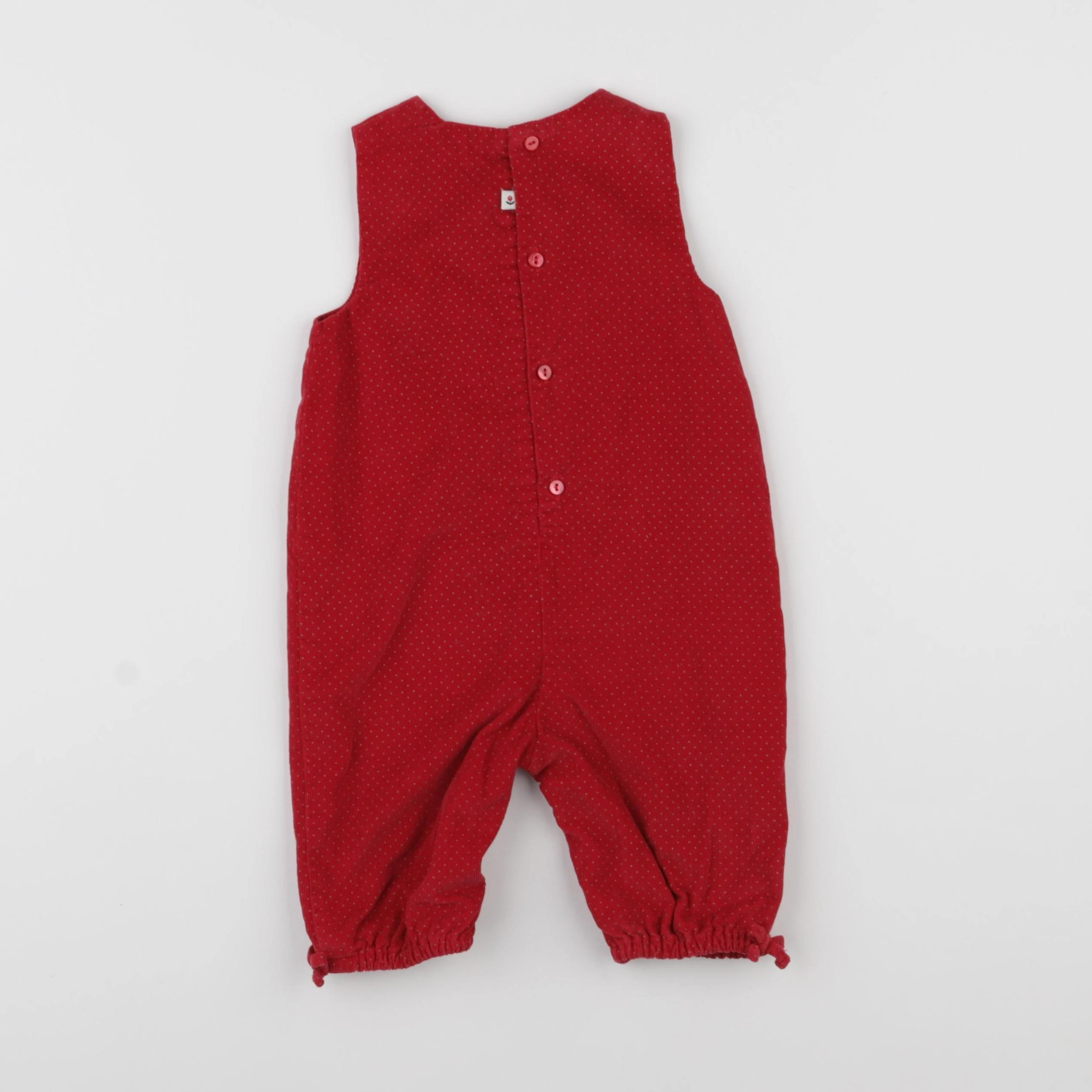 Jacadi - combinaison doublé rouge - 6 mois
