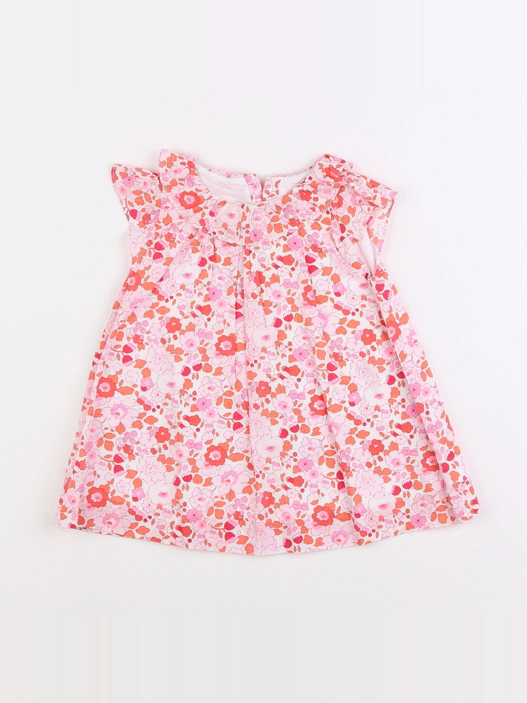 Jacadi - robe liberty rose - 6 mois