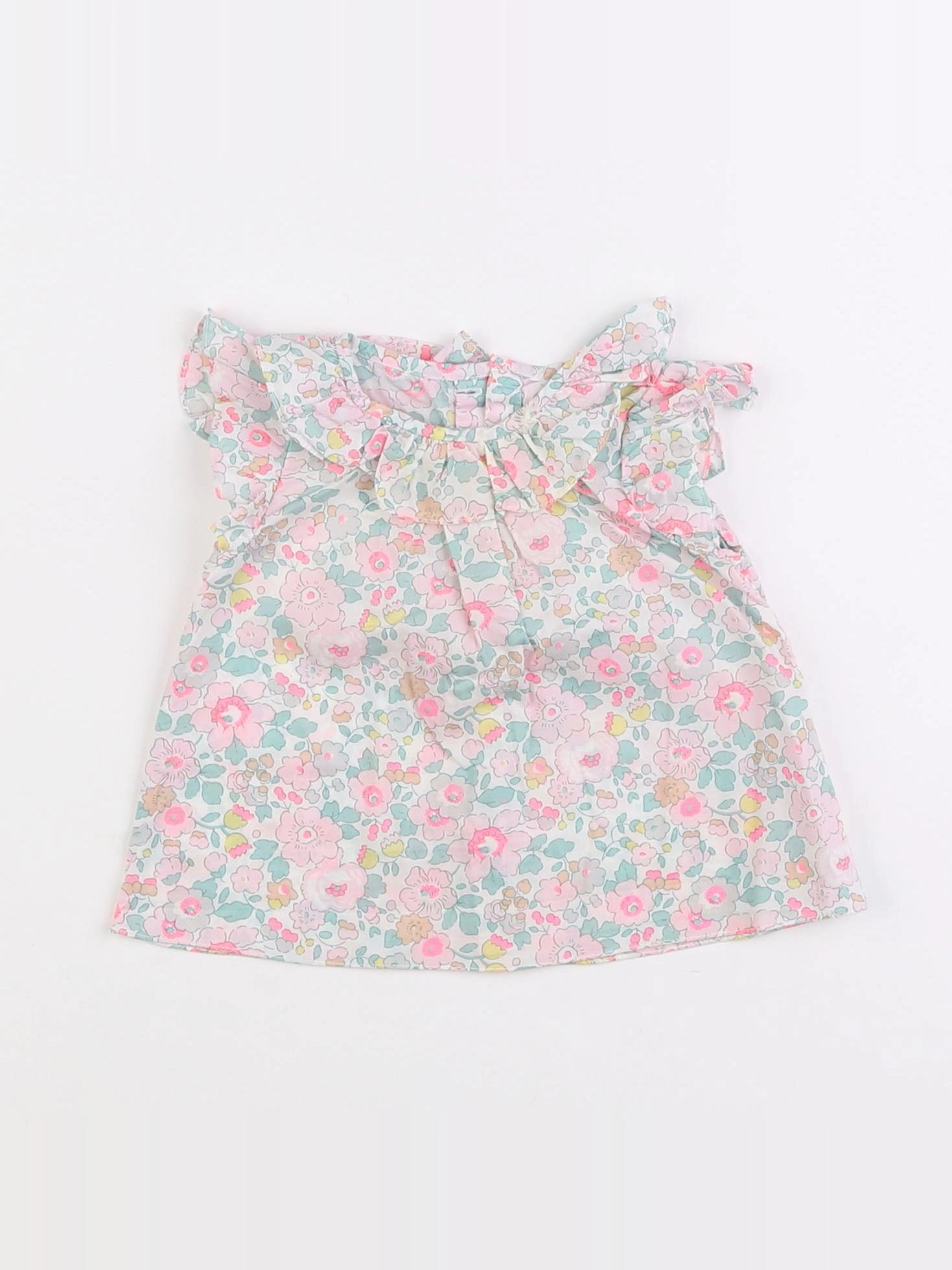 Jacadi - blouse liberty multicolore - 6 mois