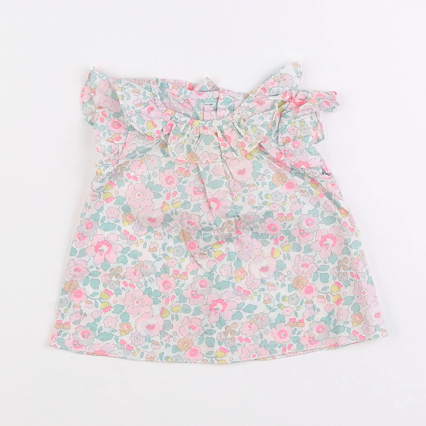 Jacadi - blouse liberty multicolore - 6 mois