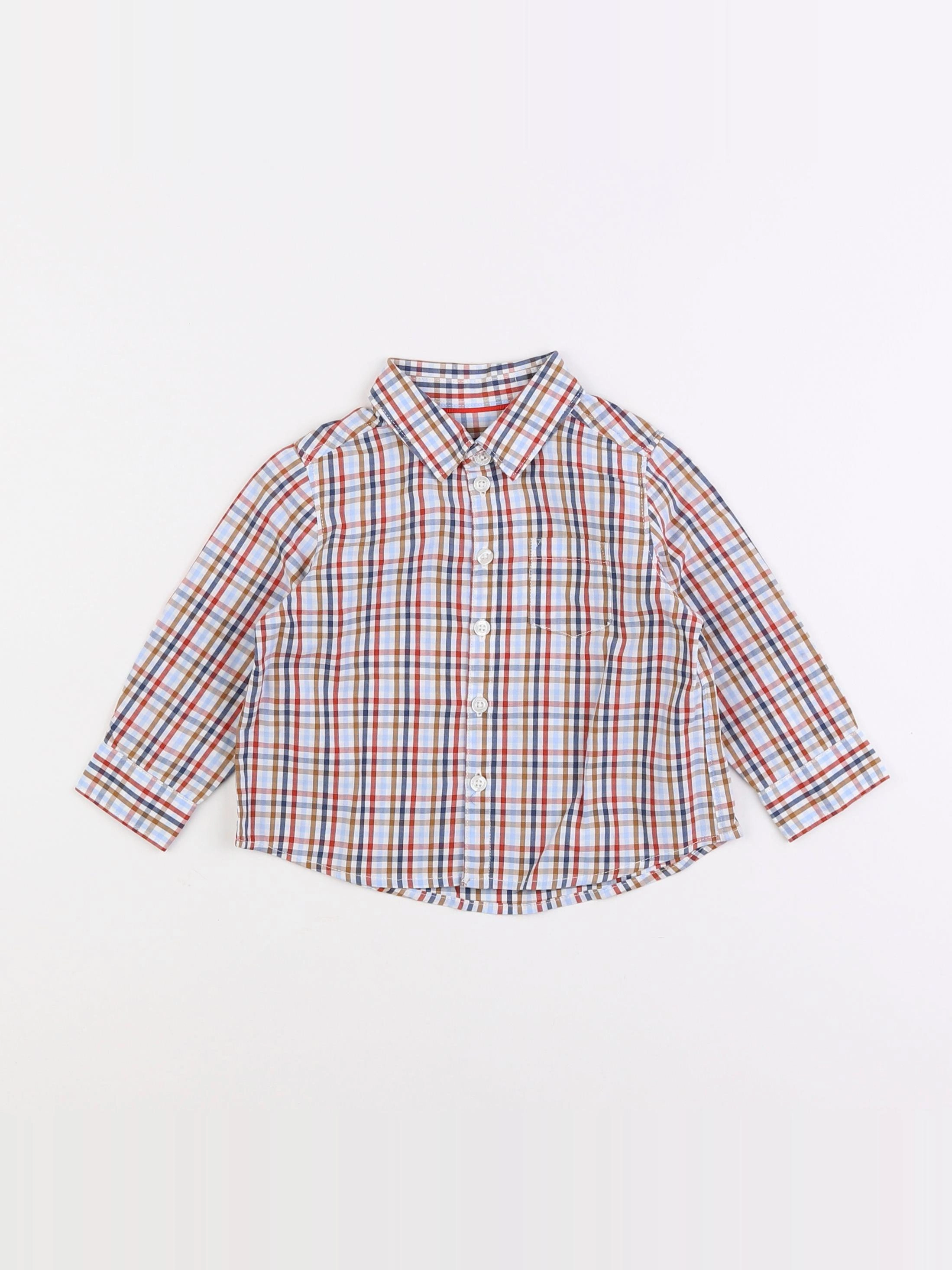 Cyrillus - chemise multicolore - 12 mois