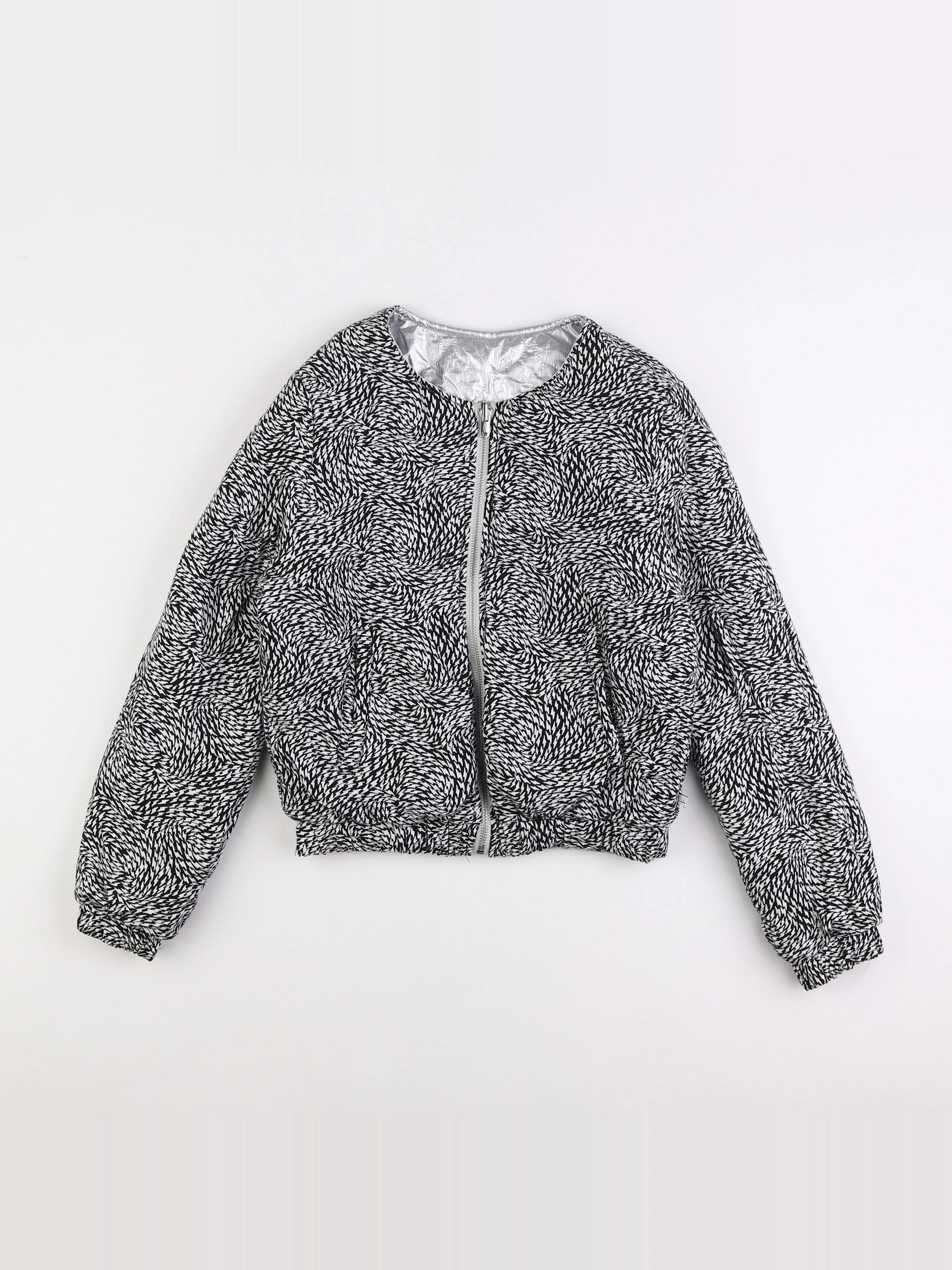 IKKS - veste réversible gris - 12 ans