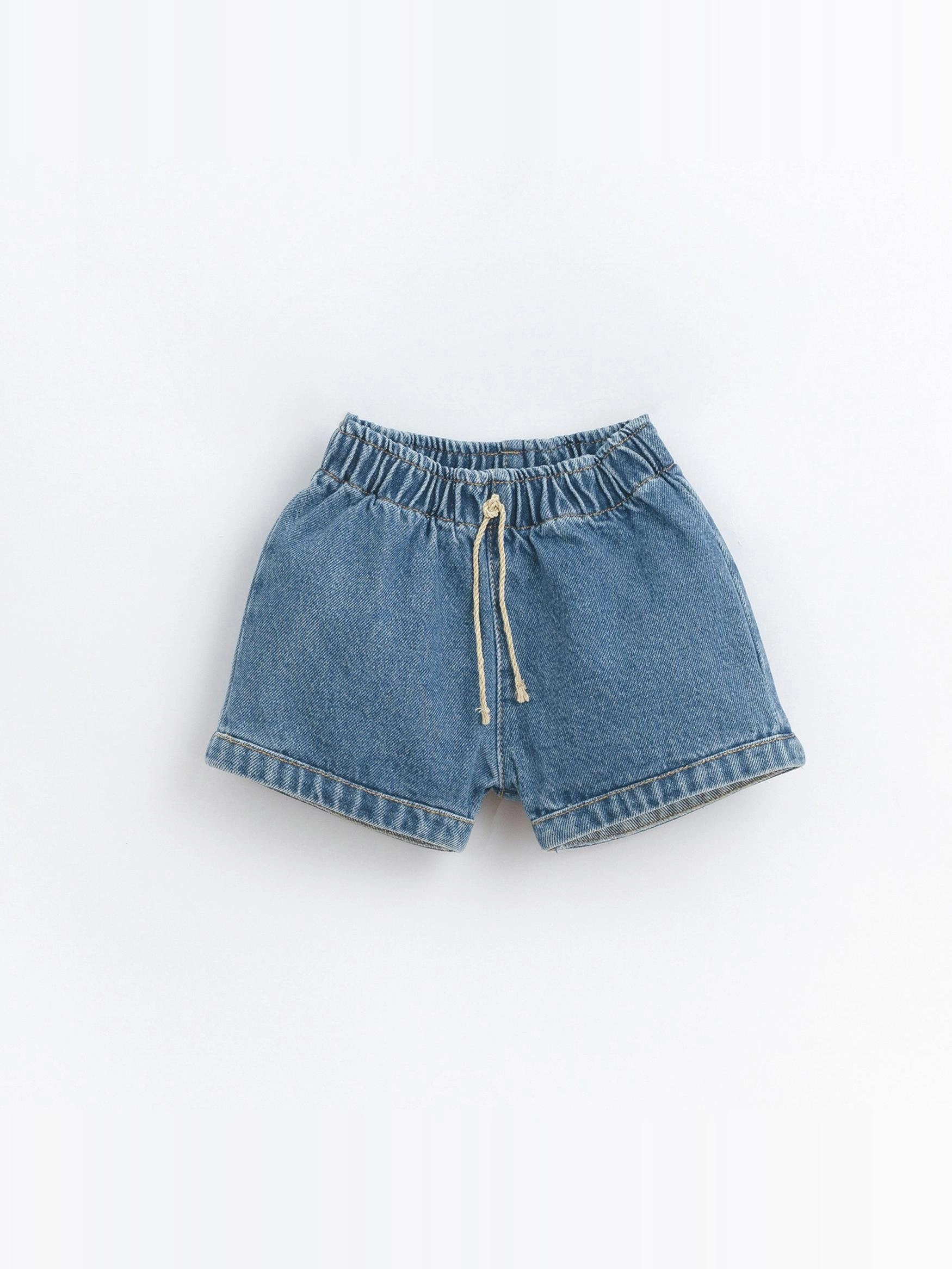 Play Up - Short Denim bleu foncé - 3 mois
