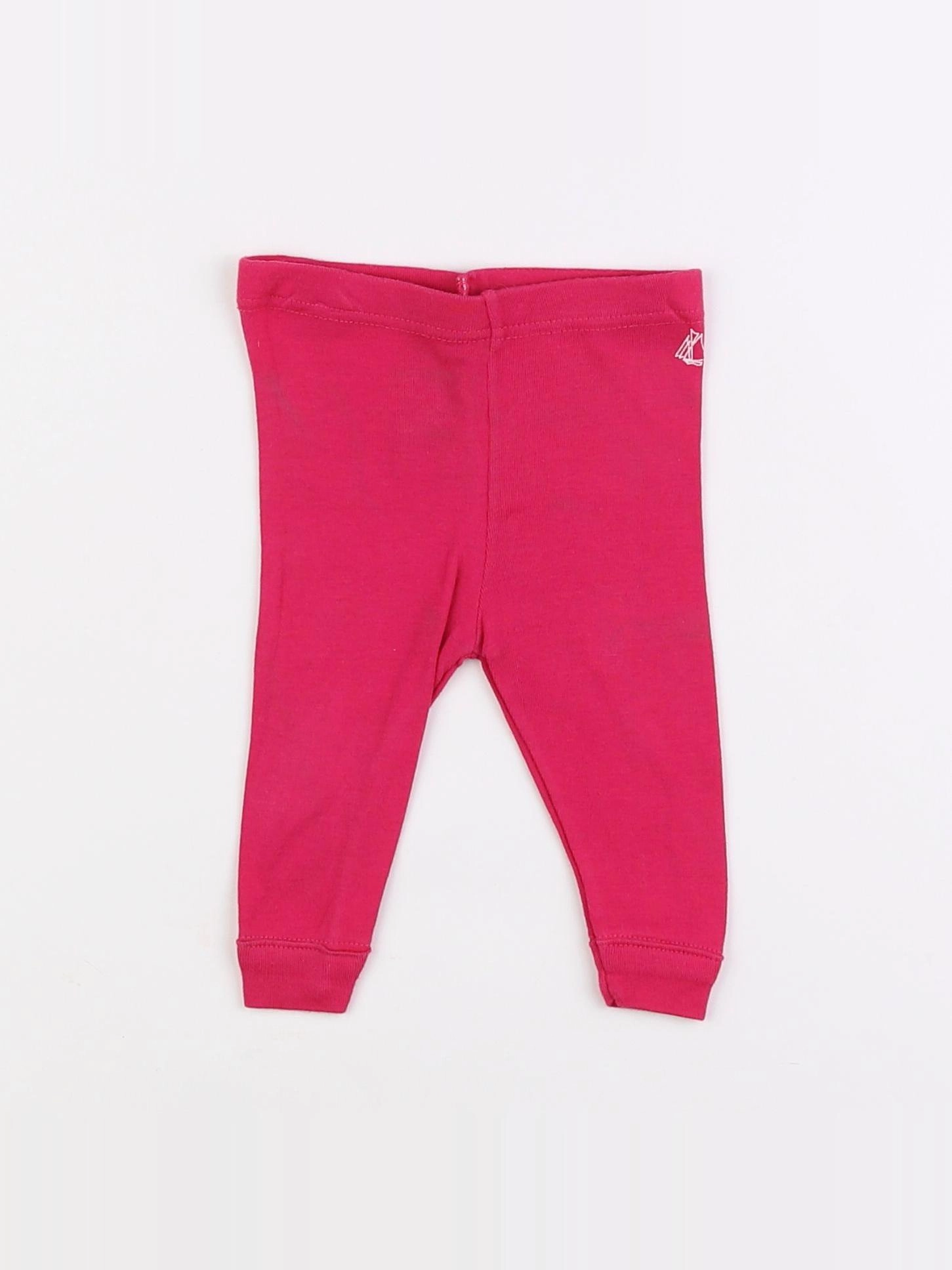 Petit Bateau - legging rose - 3 mois
