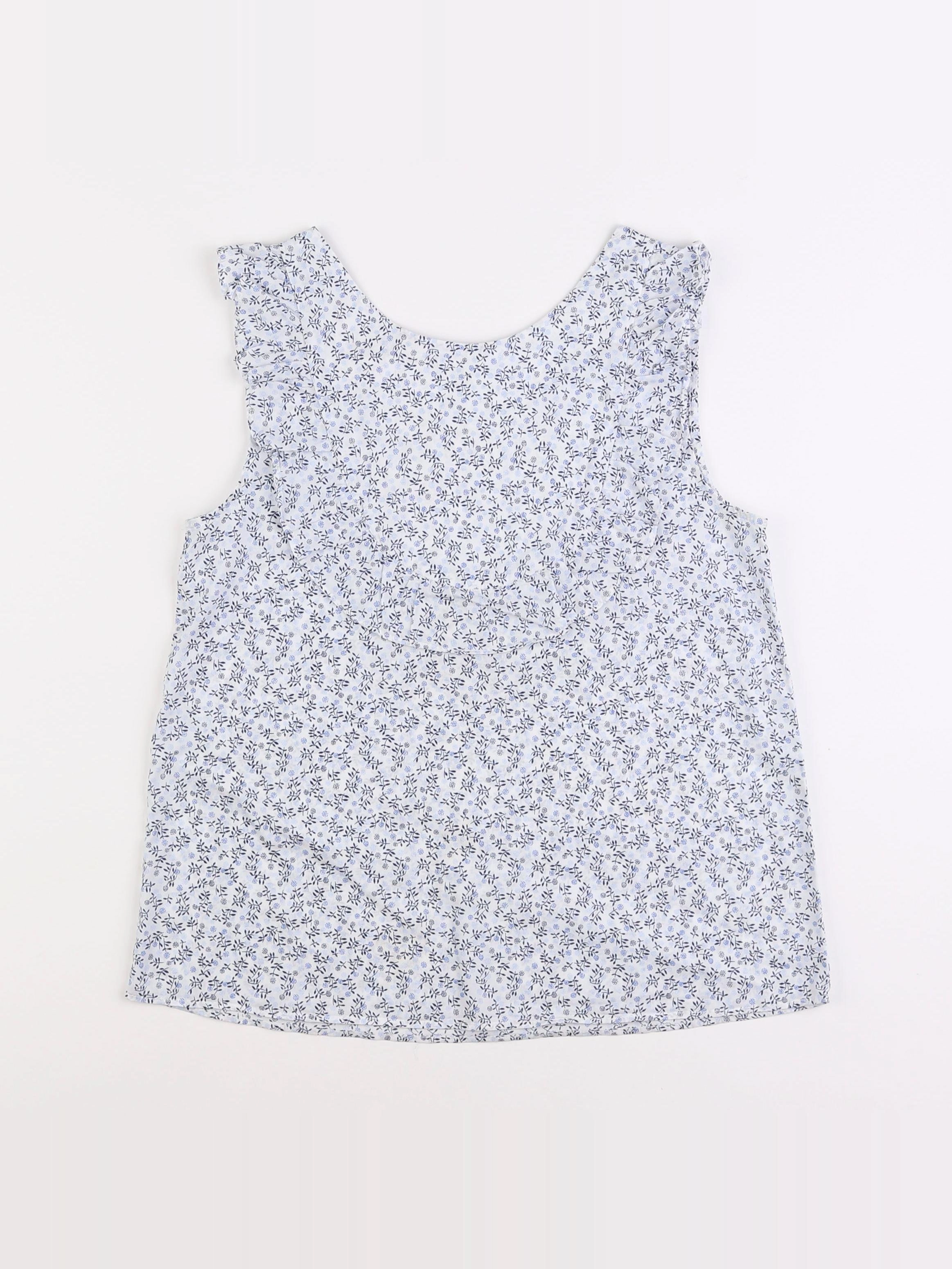 Jacadi - blouse liberty bleu - 12 ans