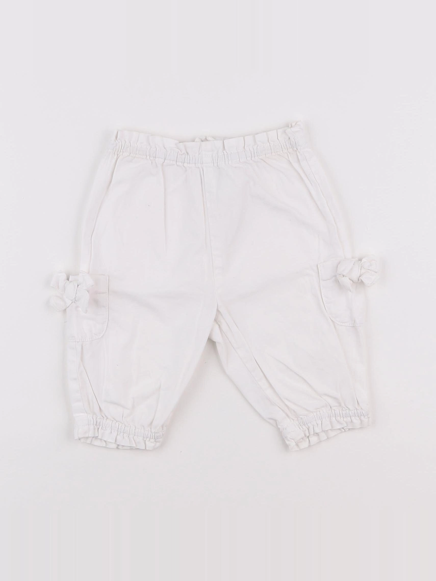 Jacadi - pantalon blanc - 6 mois