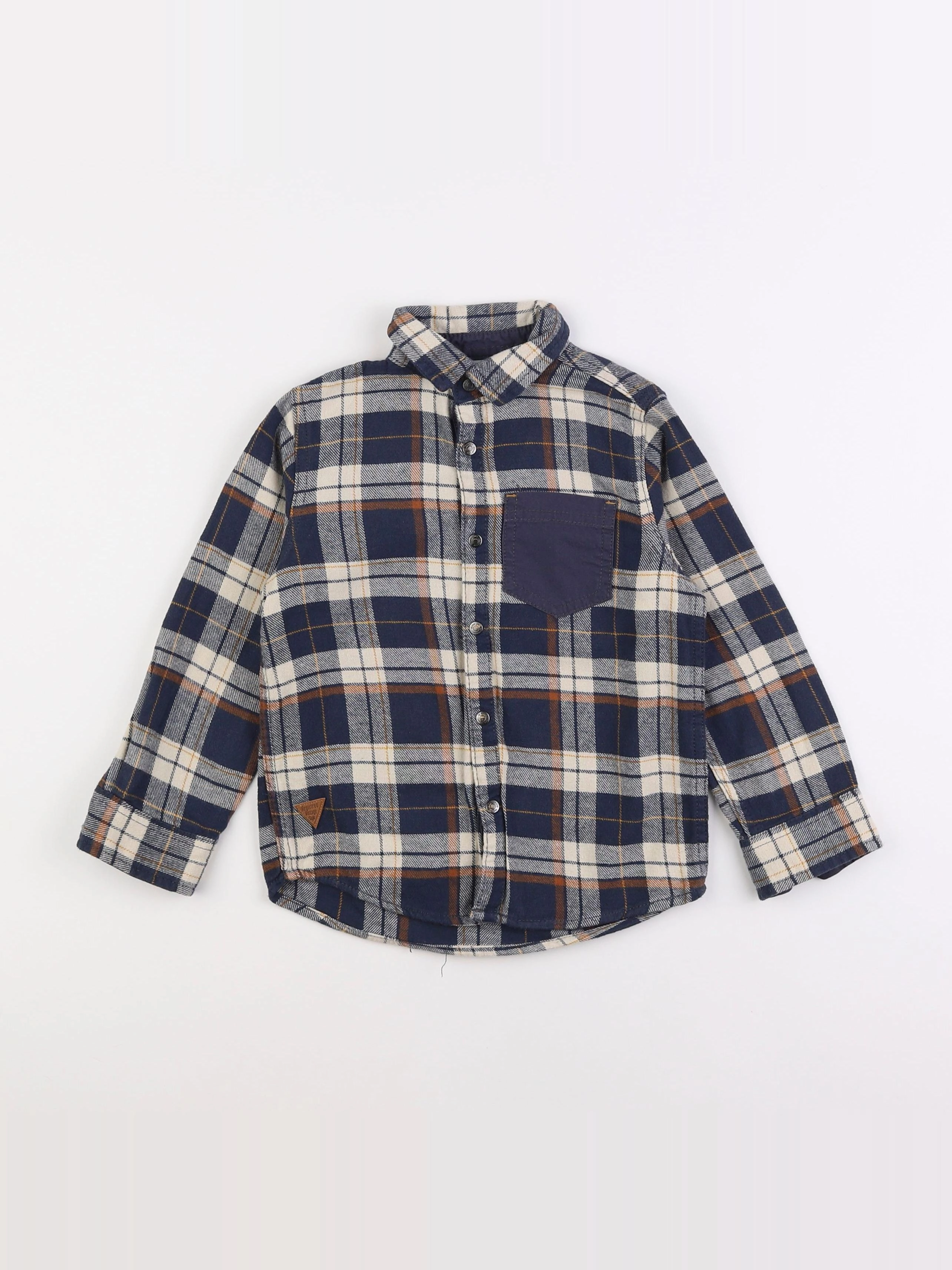 Vertbaudet - chemise multicolore - 5 ans