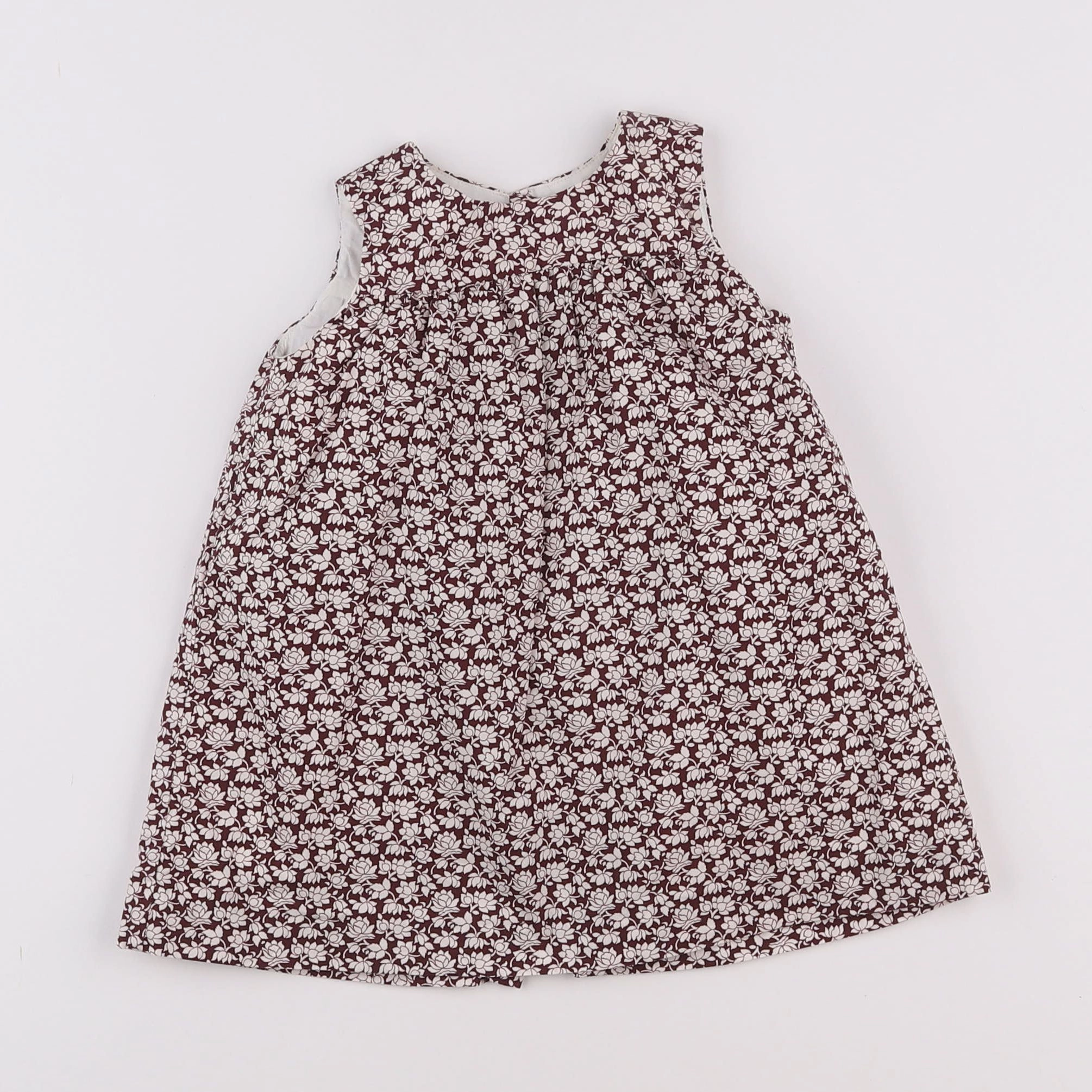 Natalys - robe blanc, rouge - 9 mois